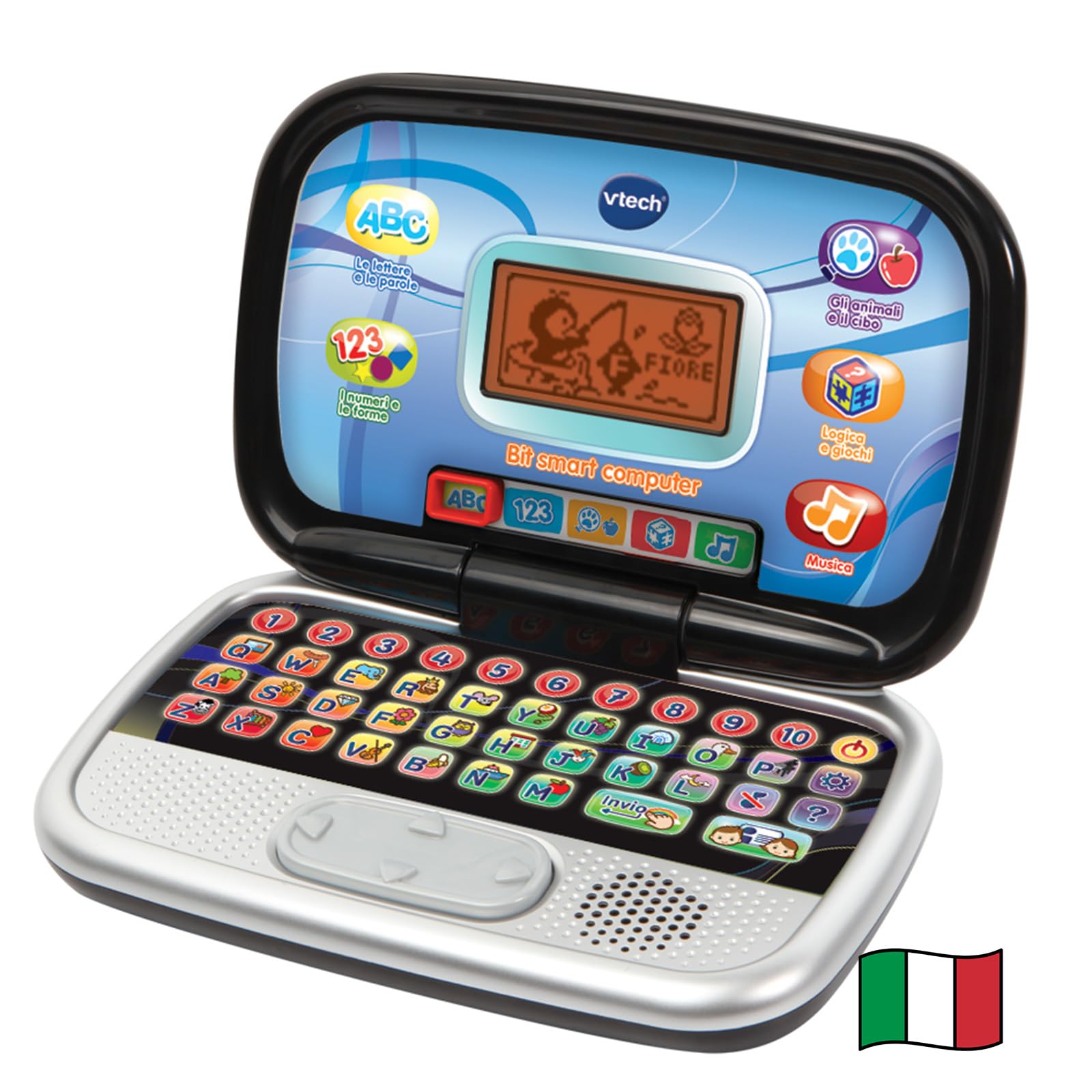 VTech Bit Smart Computer Interattivo per Bambini, Nero