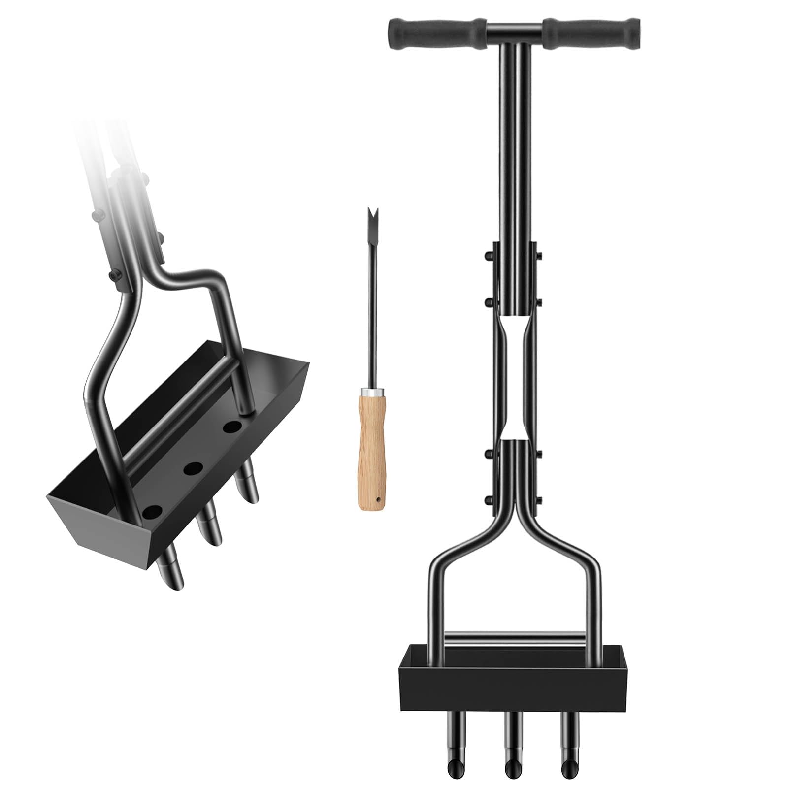 vanpein Aeratore per Prato Manuale a 3 Nuclei