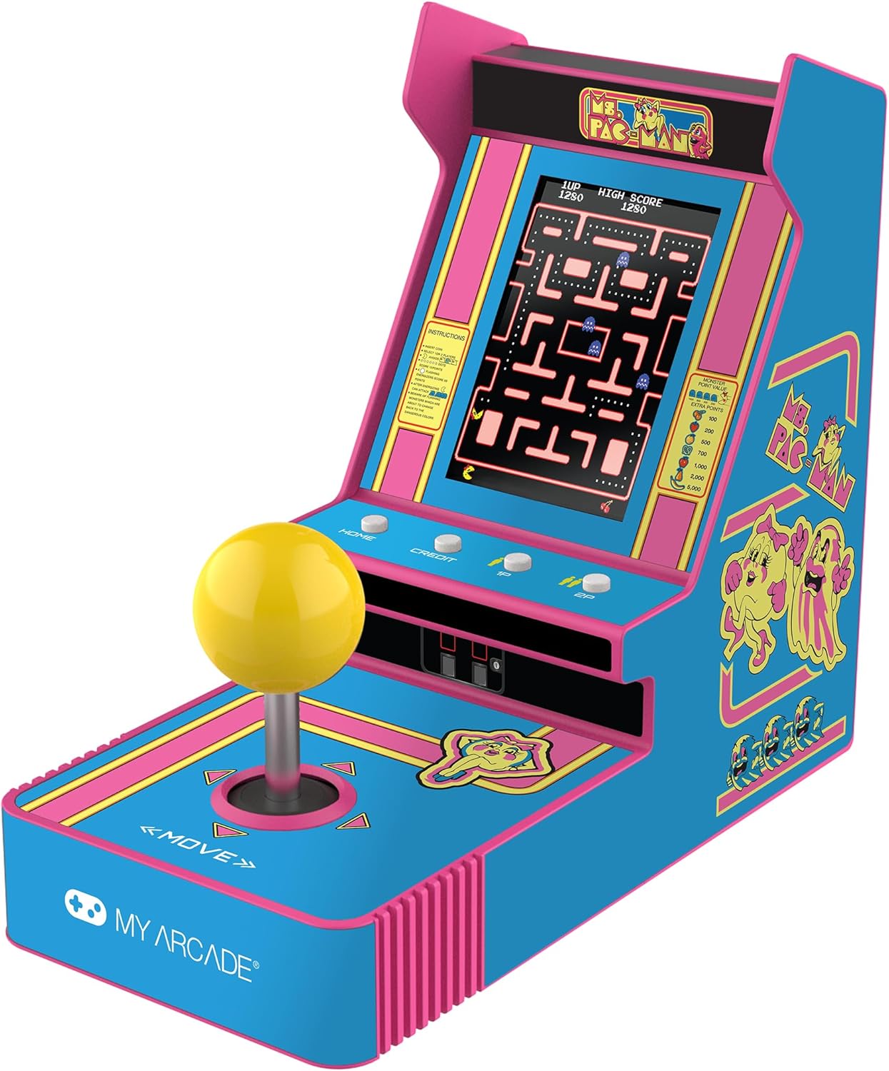 MS.PAC-Man - Lettore joystick con display da 3,5" - immagine 1
