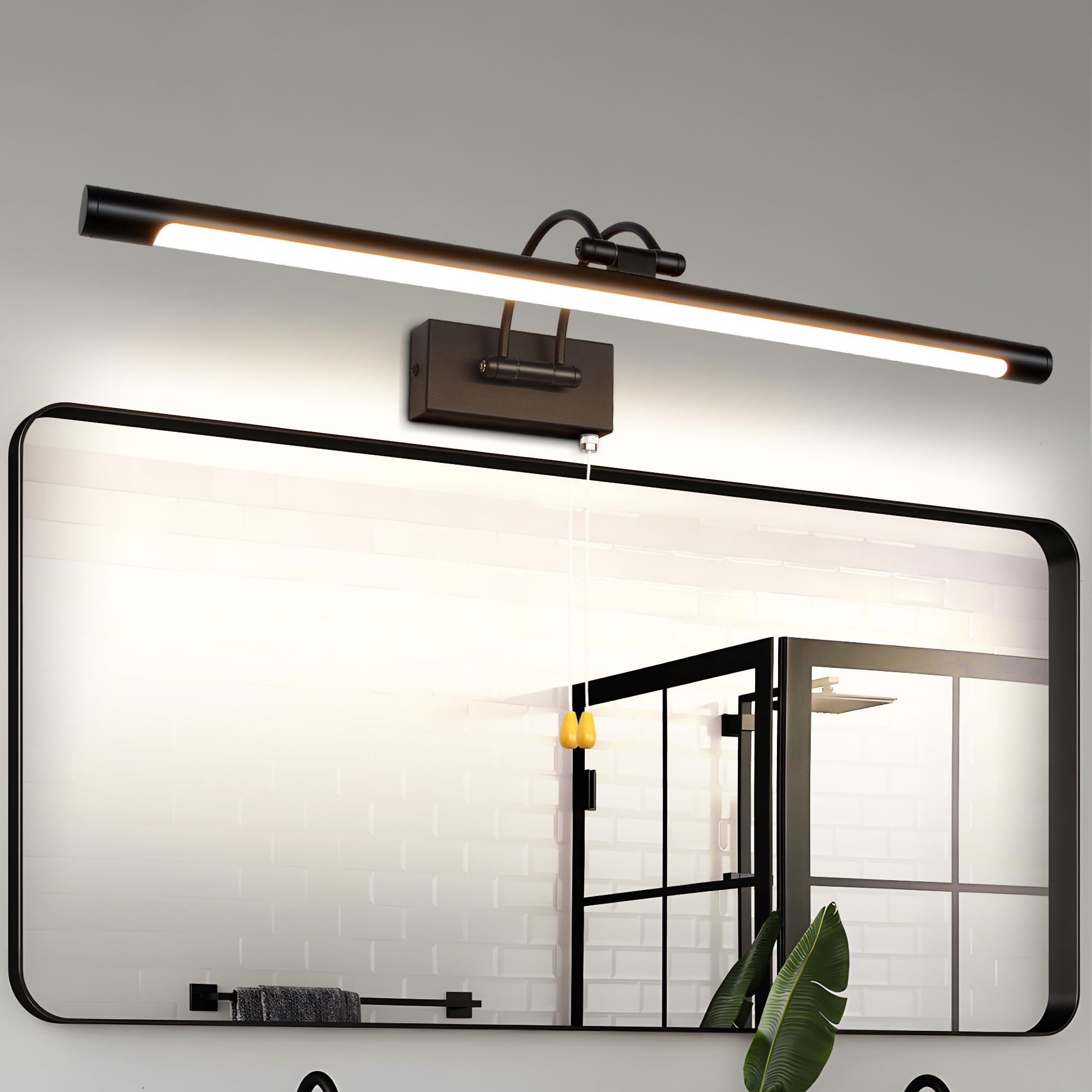 Mantolite LED Lampada da Parete per Quadri 12W, Nero 60CM