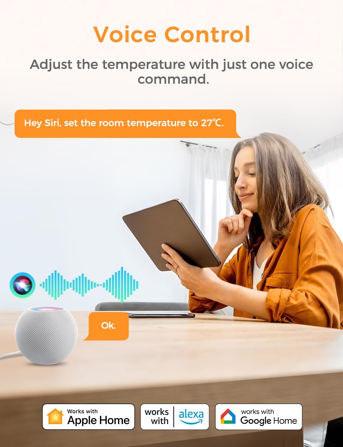 Refoss Termostato WiFi Digitale Touchscreen Programmabile - immagine 8
