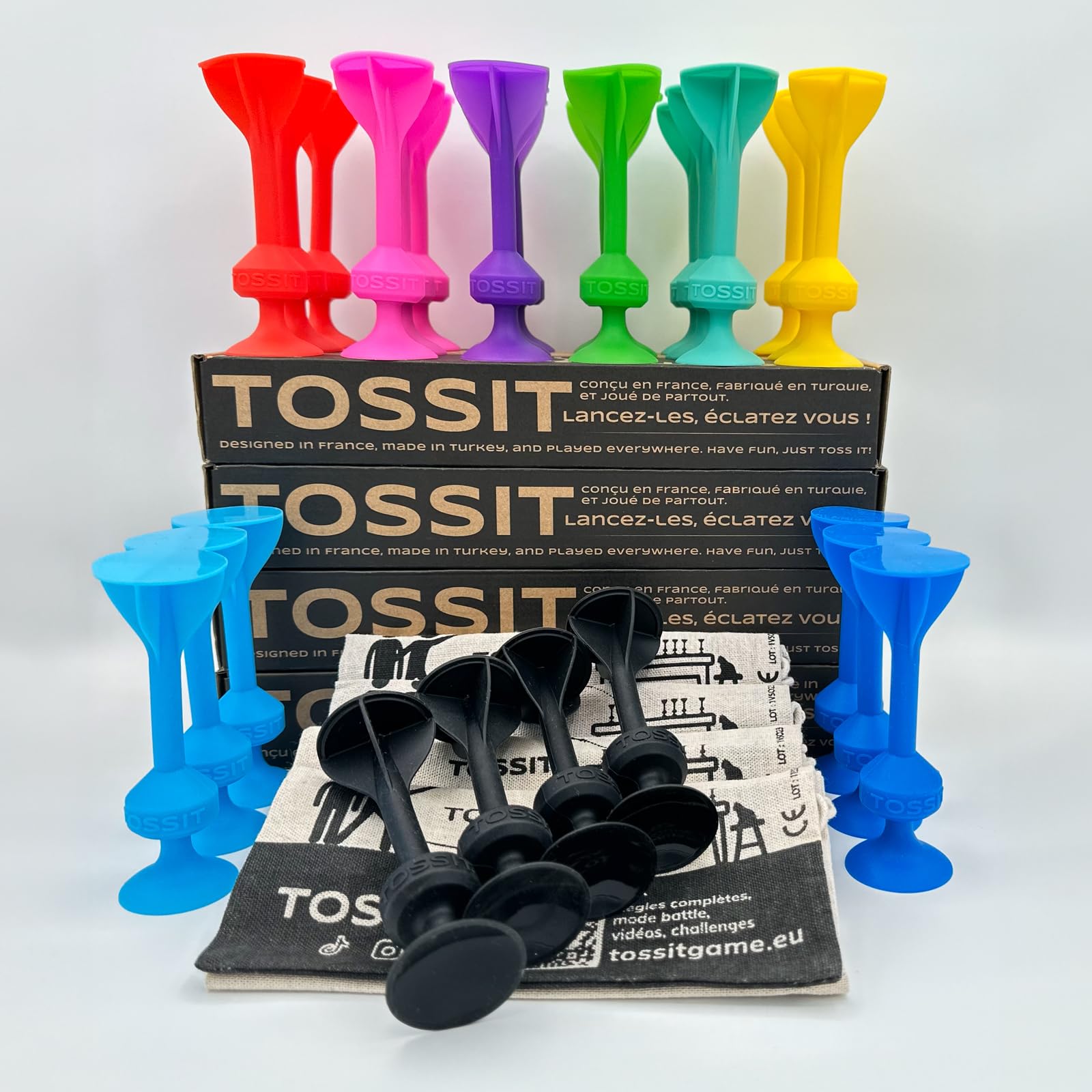 TOSSIT Gioco Freccette Ventosa per Interni/Esterni