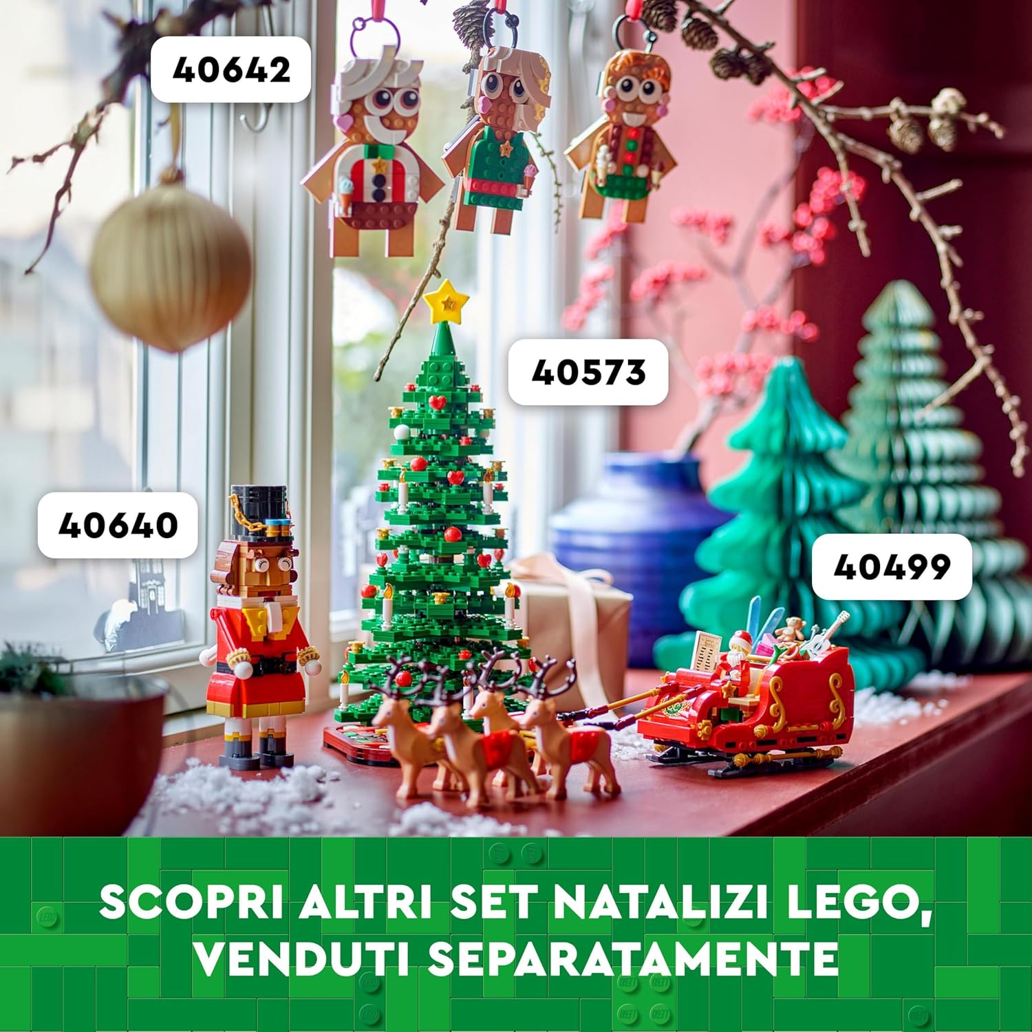 Lego Albero di Natale - Giocattolo 2 in 1 40573 - immagine 7