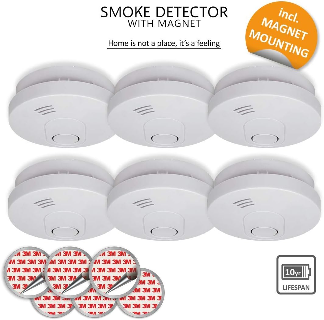 ELRO FS1510 Rivelatore di Fumo, 3 V, 6 Pezzi - immagine 2