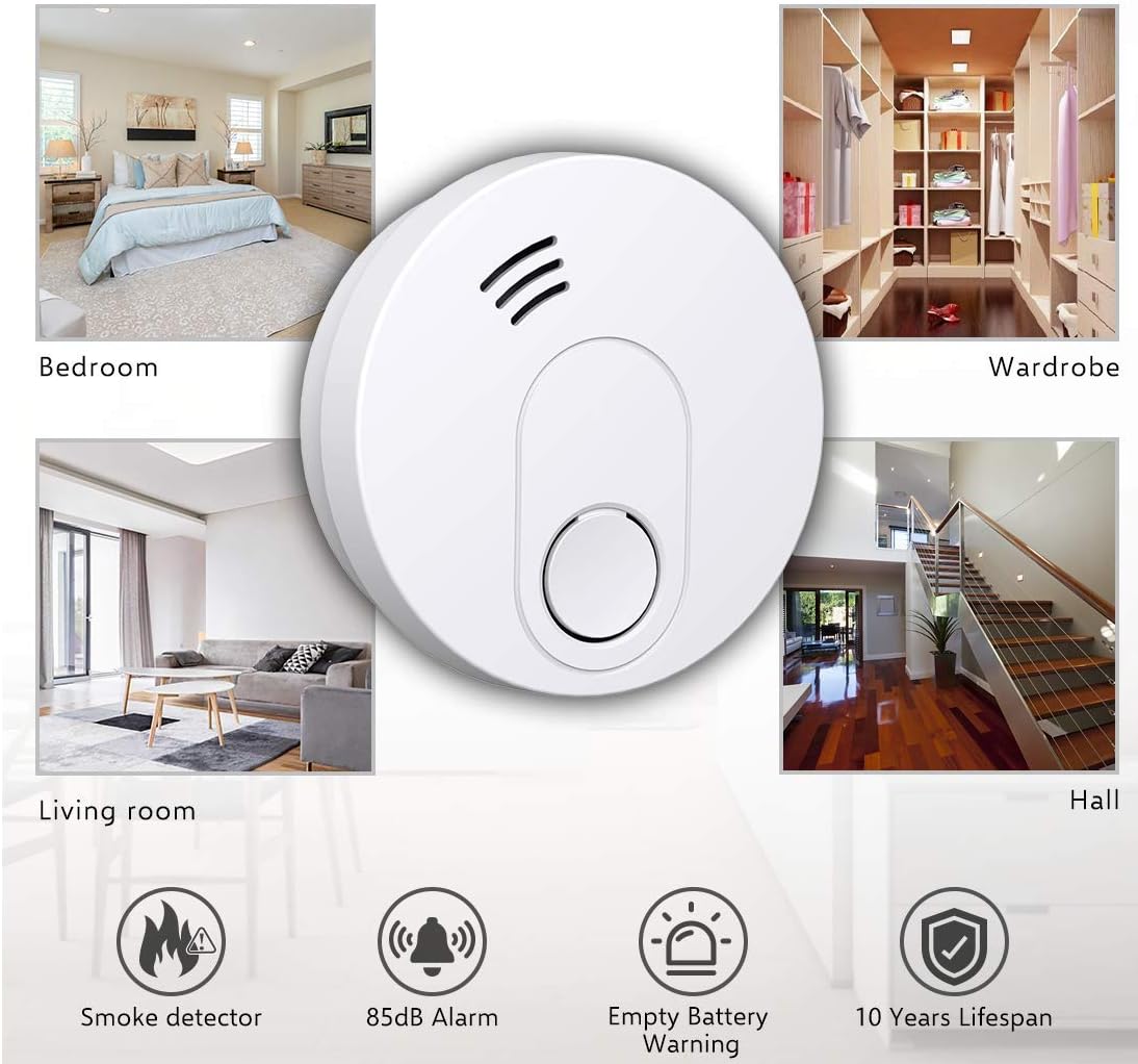 ELRO FS1510 Rivelatore di Fumo, 3 V, 6 Pezzi - immagine 3