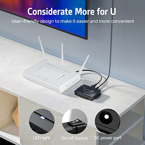 Alxum Adattatore IDE a SATA con USB-C e USB-A - immagine 3