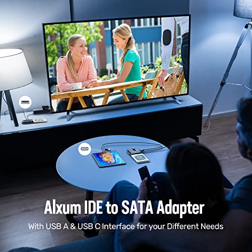 Alxum Adattatore IDE a SATA con USB-C e USB-A - immagine 5