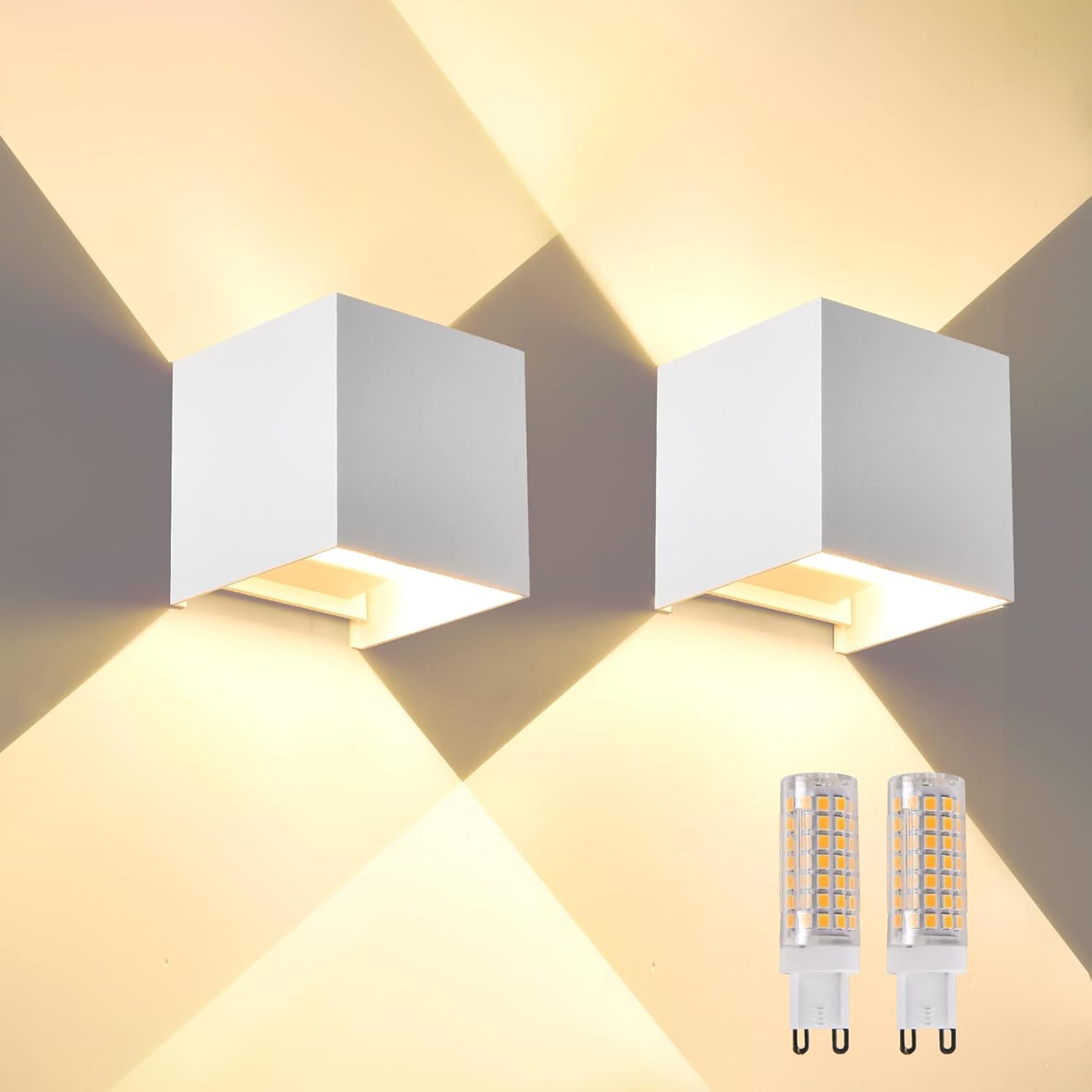 Applique LED da Esterno/Interno 9W 3000K IP65 Bianco