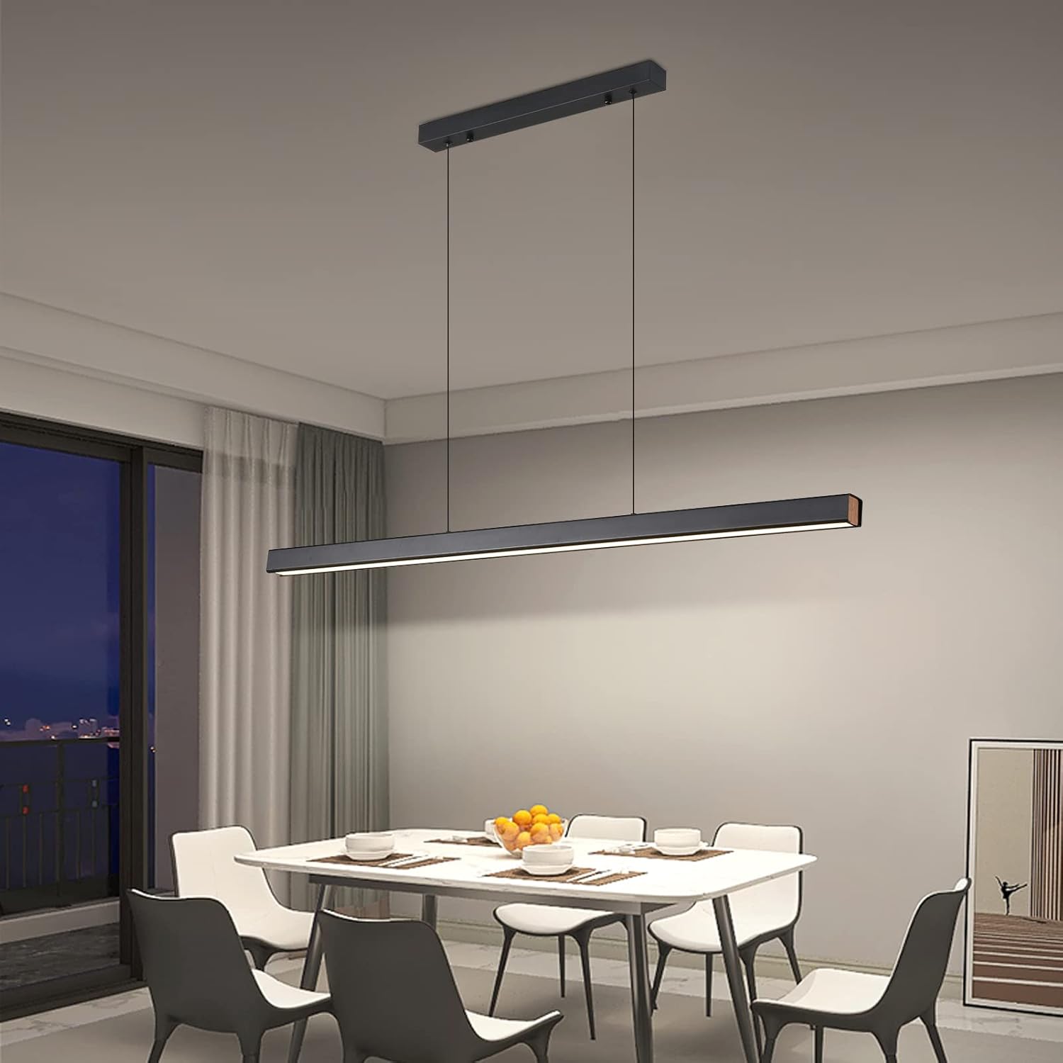 Mikeru Lampada a Sospensione LED 150cm Dimmerabile - immagine 1