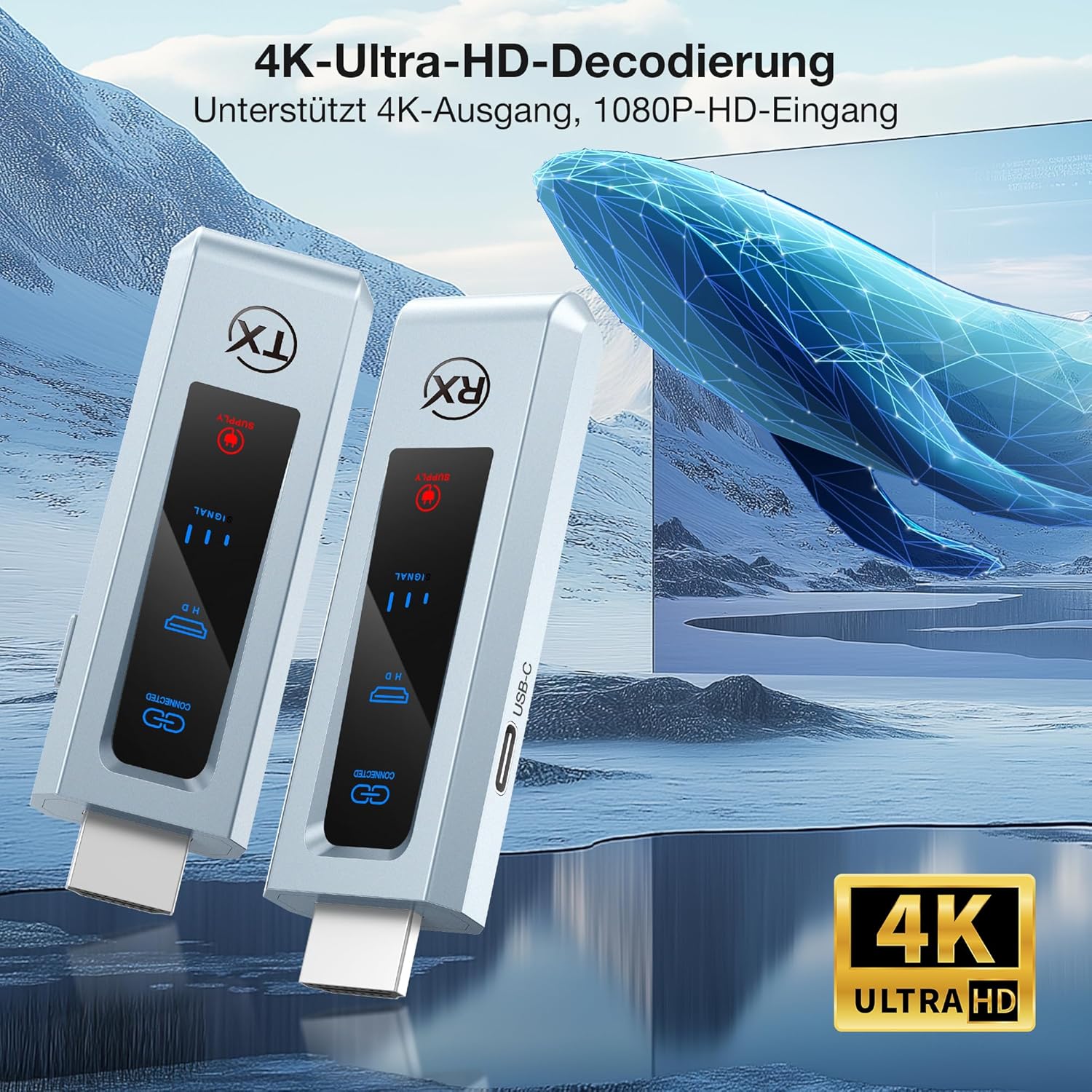 Trasmettitore e Ricevitore HDMI Wireless 30m - immagine 6