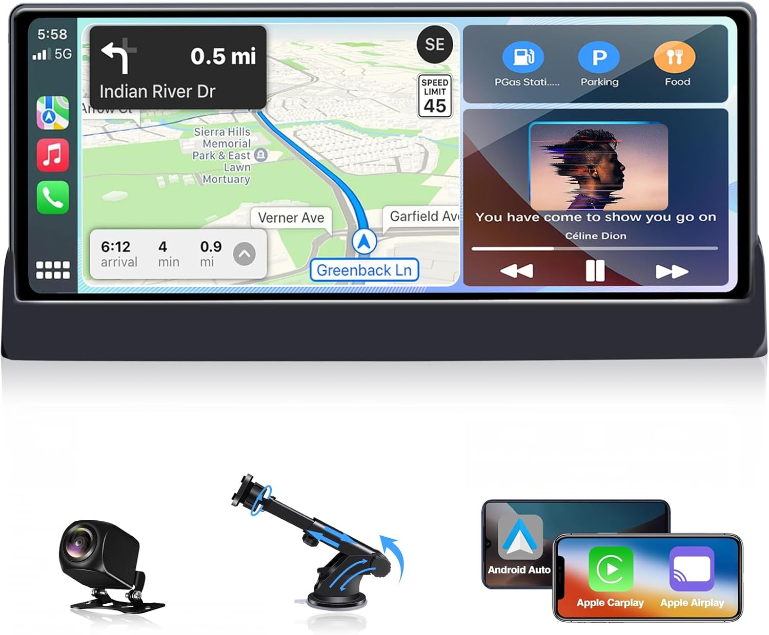 Schermo Auto 10,26'' Wireless Carplay e Android Auto - immagine 1