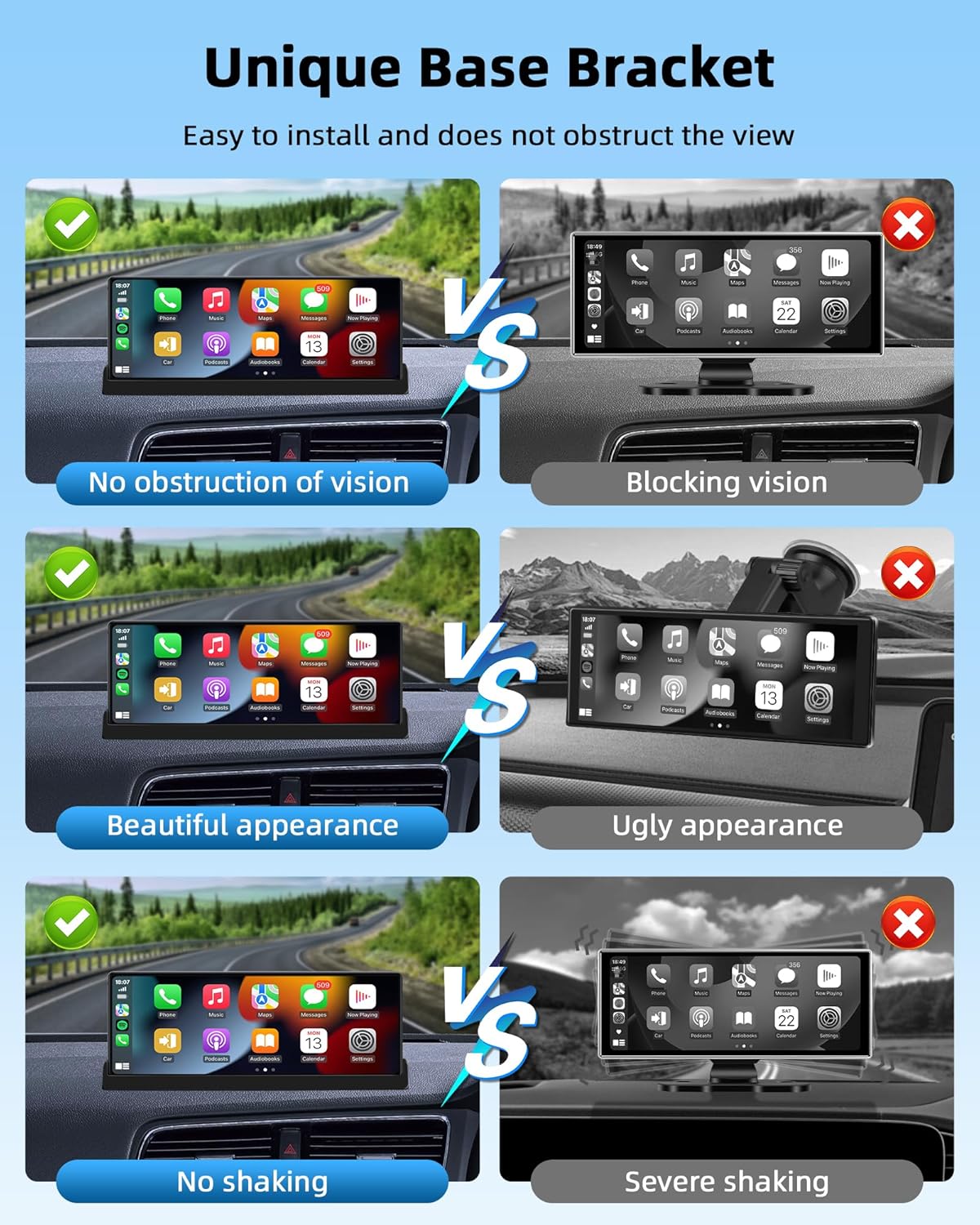 Schermo Auto 10,26'' Wireless Carplay e Android Auto - immagine 3