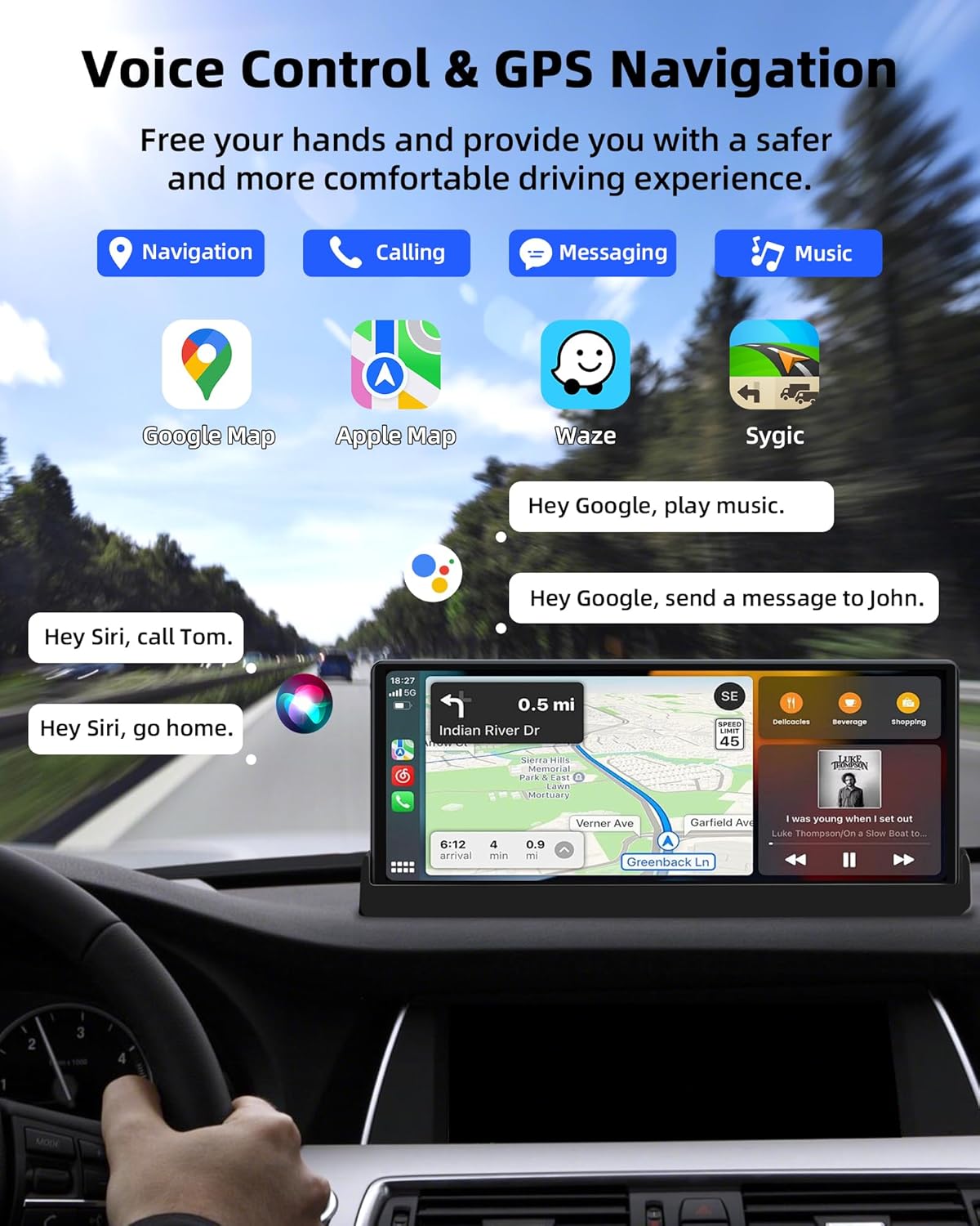 Schermo Auto 10,26'' Wireless Carplay e Android Auto - immagine 4