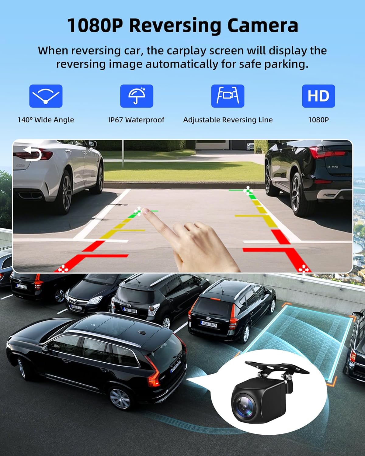 Schermo Auto 10,26'' Wireless Carplay e Android Auto - immagine 6