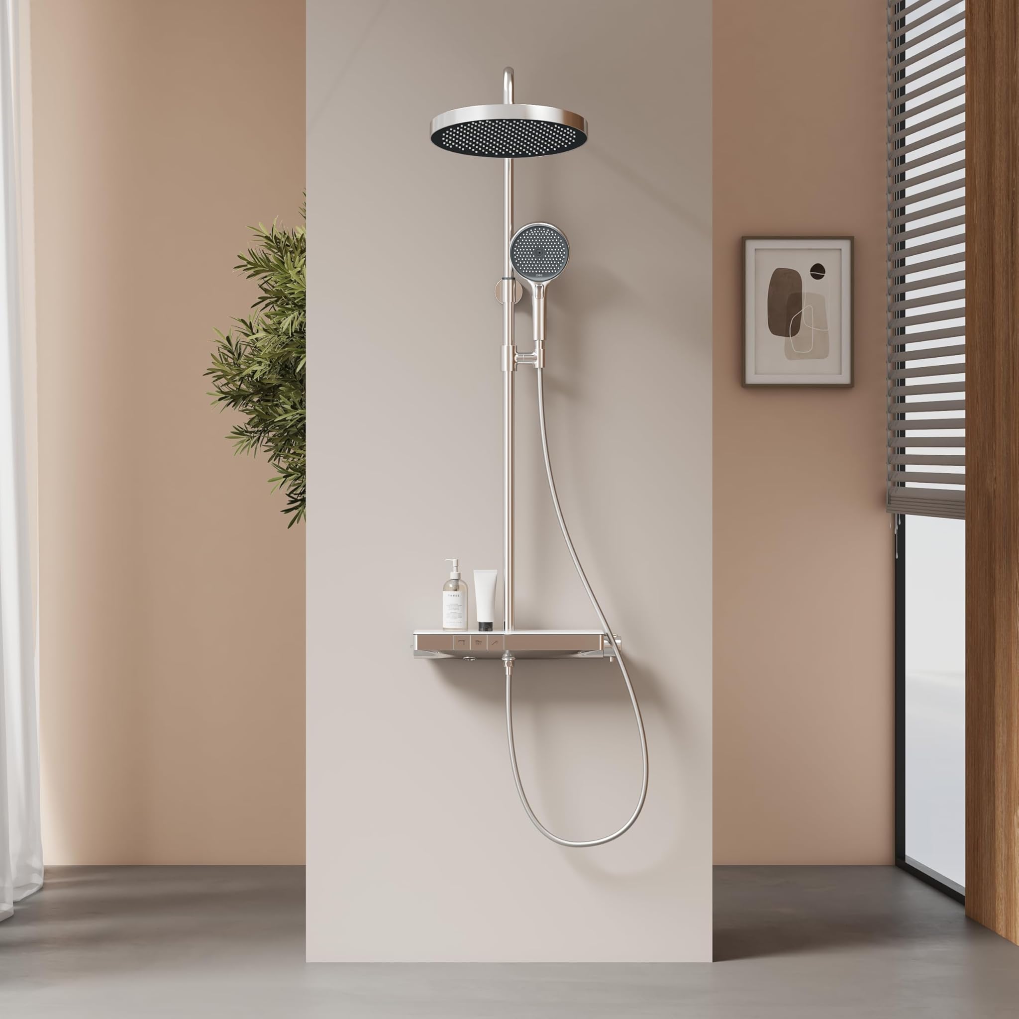 Emke Colonna Doccia Termostatica Cromata