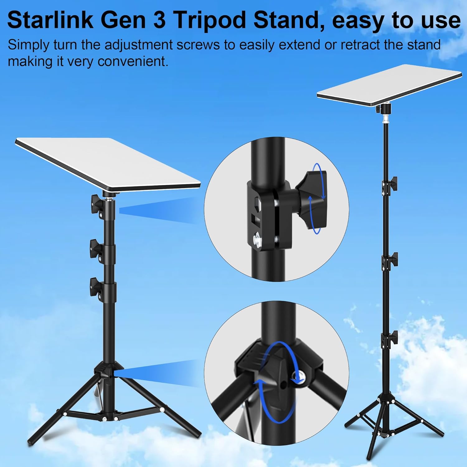 Supporto Treppiede Starlink Mini Regolabile - immagine 3