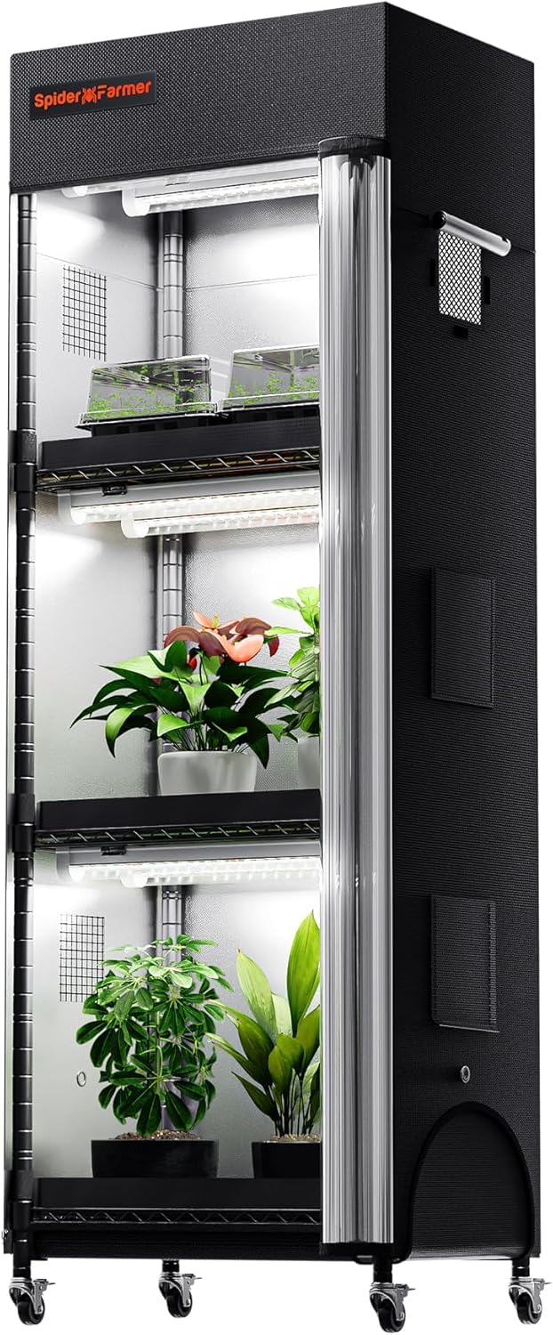 Spider Farmer Set Lampade per Piante 4 Ripiani