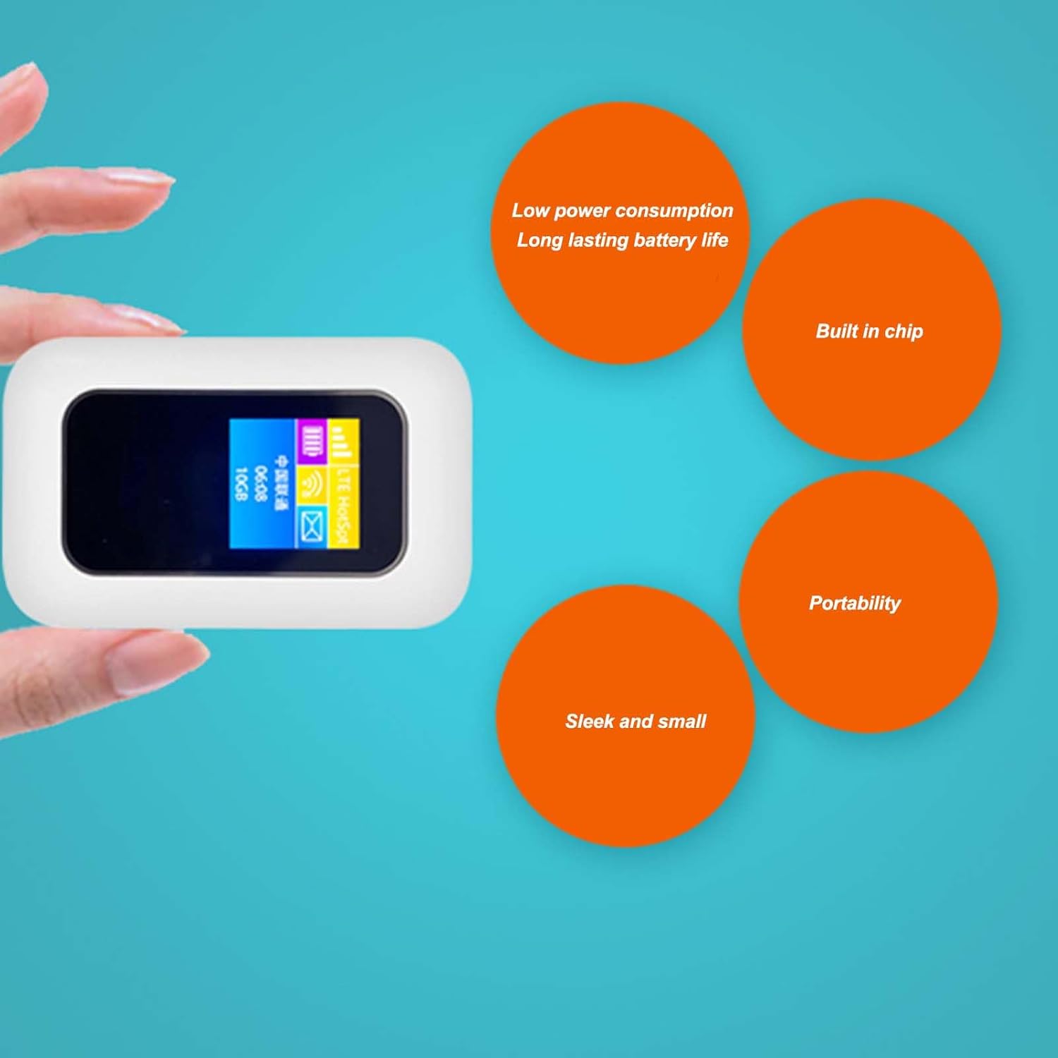 Tonysa Router WiFi 5G 4G con Schermo e SIM - immagine 2