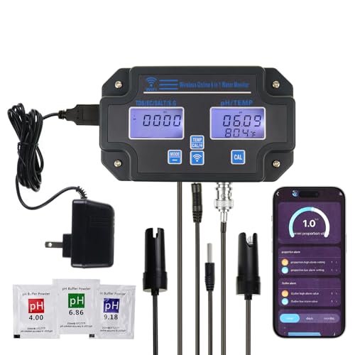 Multiparametro Tester pH 6 in 1 con Wi-Fi