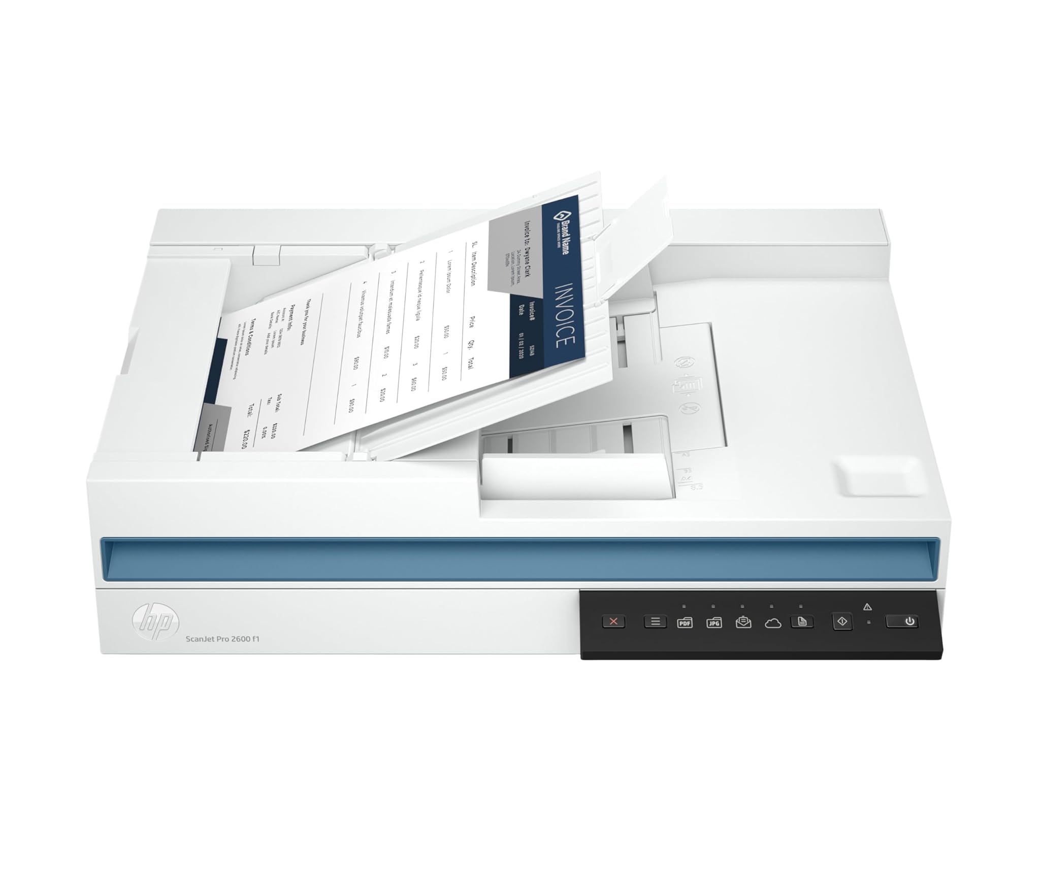 Hp Scanjet Pro 2600 f1 20G05A - Scanner a Superficie Piana, Bianco