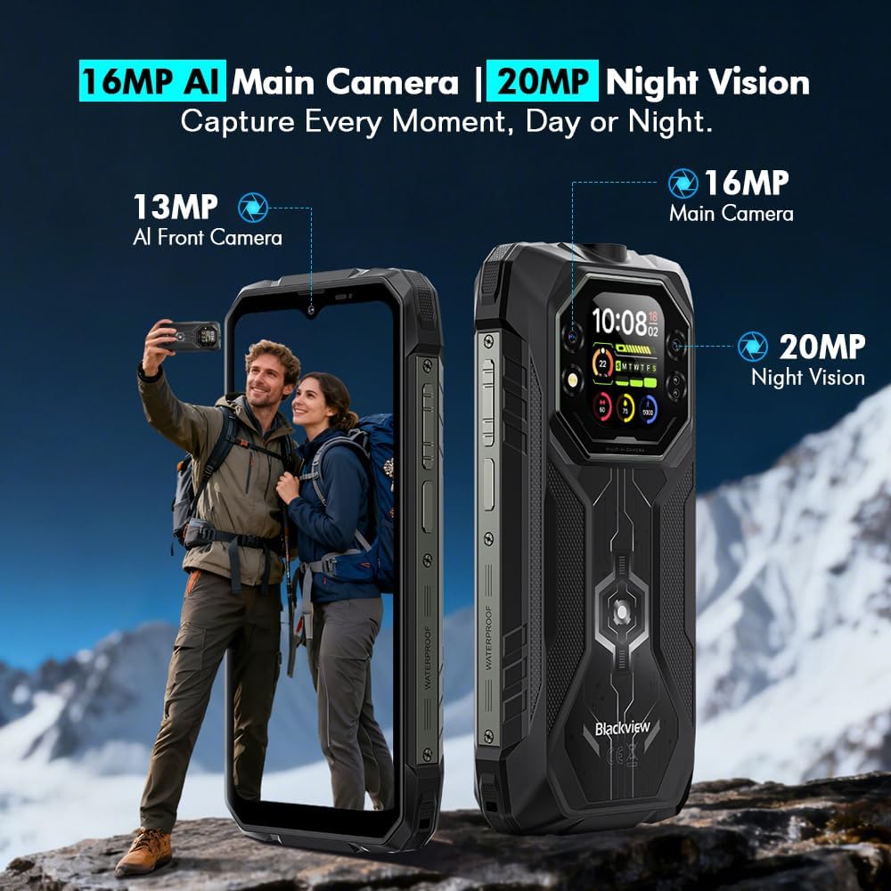 Blackview Rock 1 Android 16 Rugged Smartphone 15000mAh - immagine 7