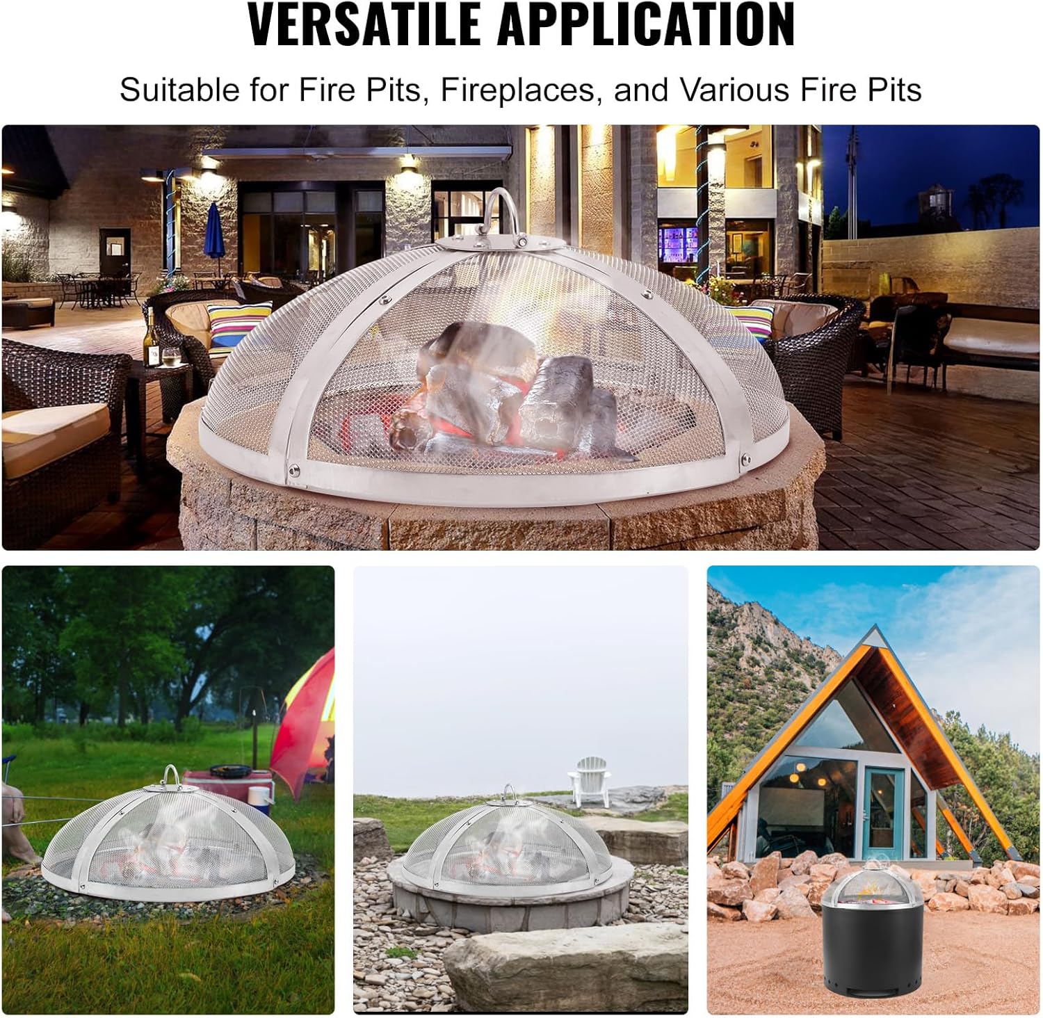 Vevor Parascintille Rotondo per Braciere da 40" - immagine 6