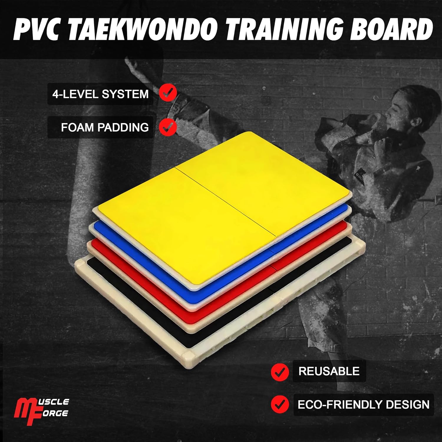 Muscleforge® Tavola Infrangibile Rottura Taekwondo - immagine 2