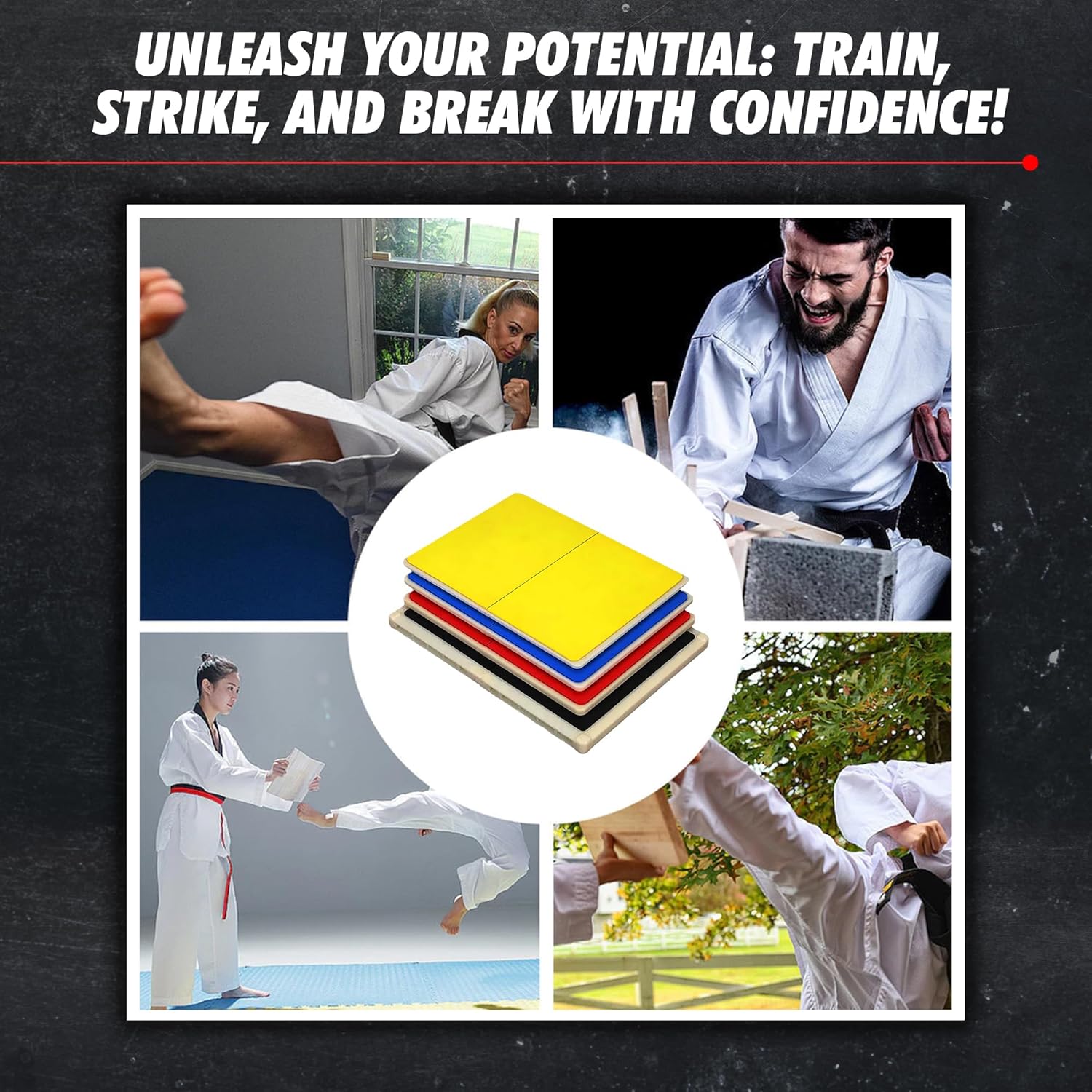 Muscleforge® Tavola Infrangibile Rottura Taekwondo - immagine 5