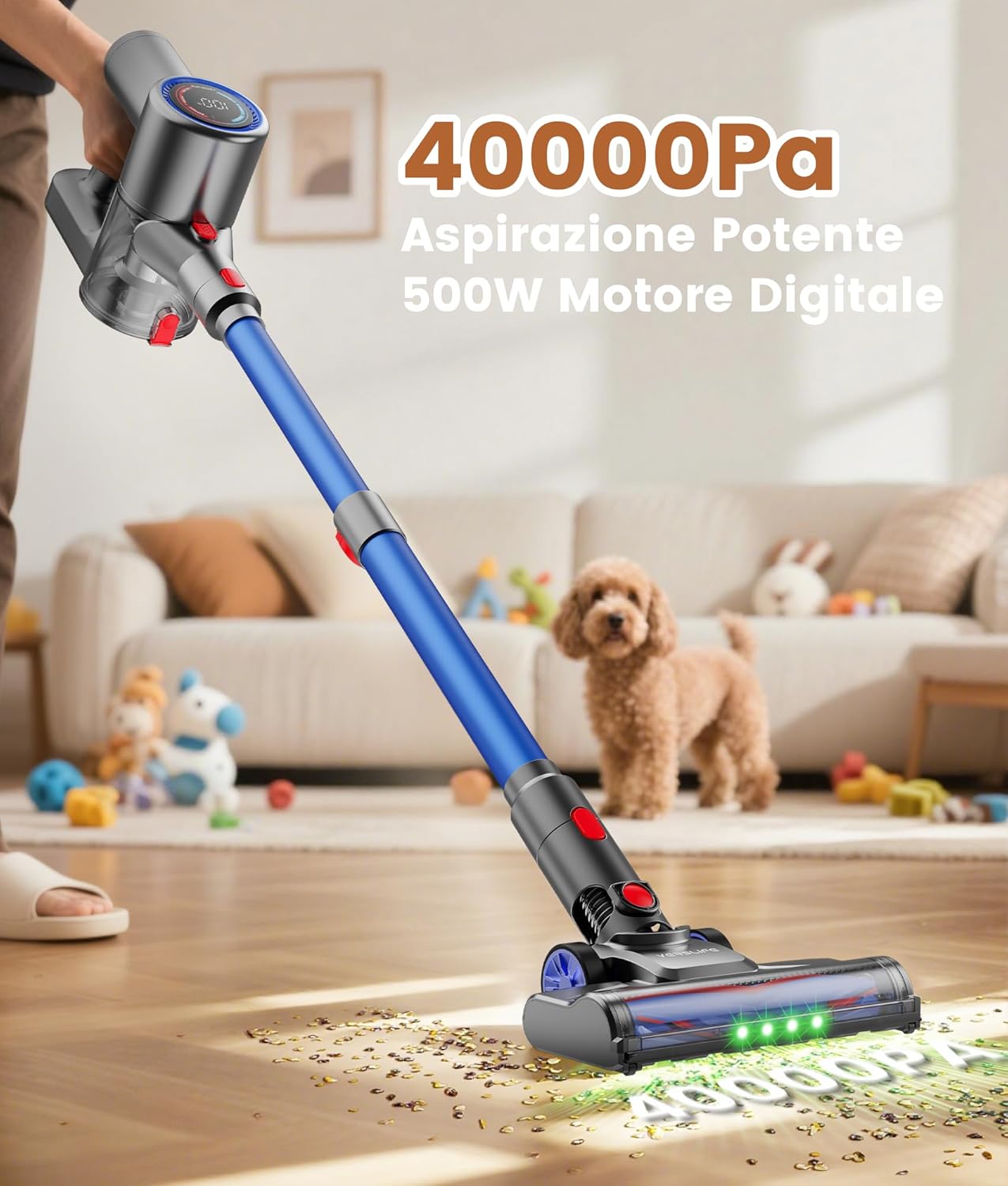Verslife Z8 Aspirapolvere Senza Fili 40KPa 45min - immagine 2