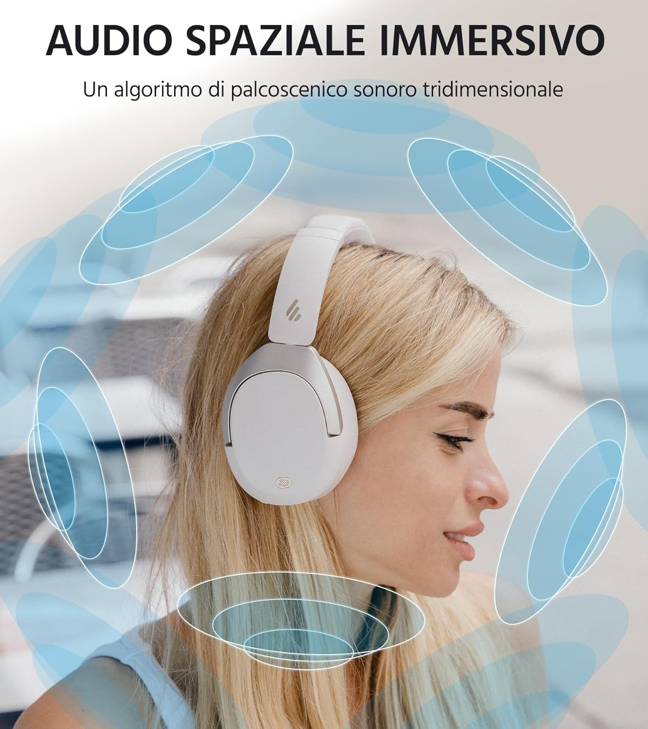 Edifier W830NB - Cuffie Over Ear Bluetooth 94h - immagine 4