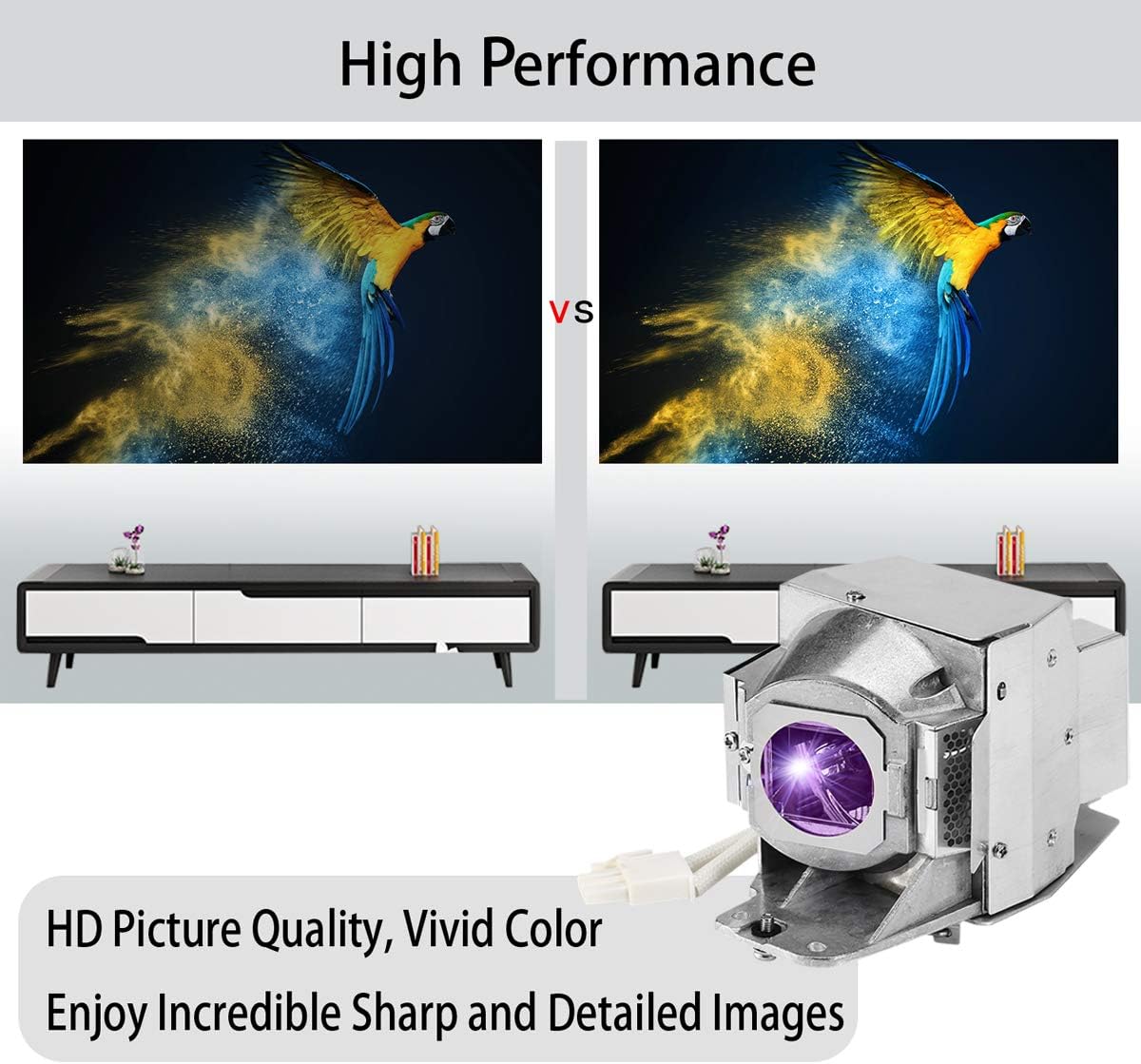 Aimdio H6510BD - Lampada Proiettore per ACER H6510BD - immagine 5