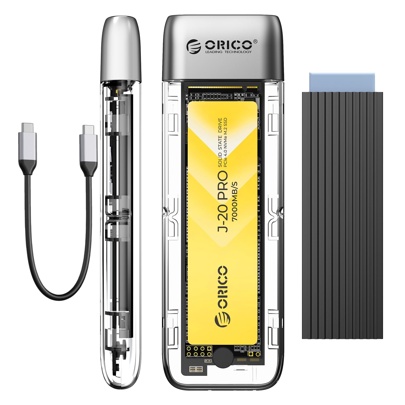 Orico Case SSD M.2 NVMe SATA USB-C 10Gbps
