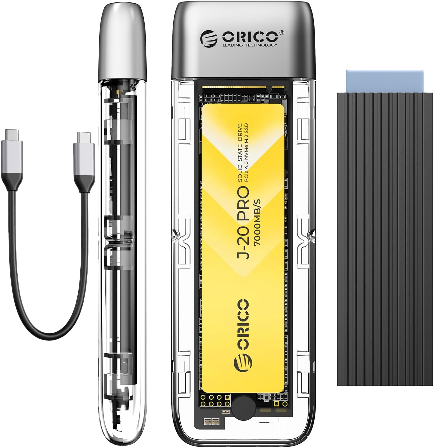 Orico Case SSD M.2 NVMe SATA USB-C 10Gbps - immagine 1