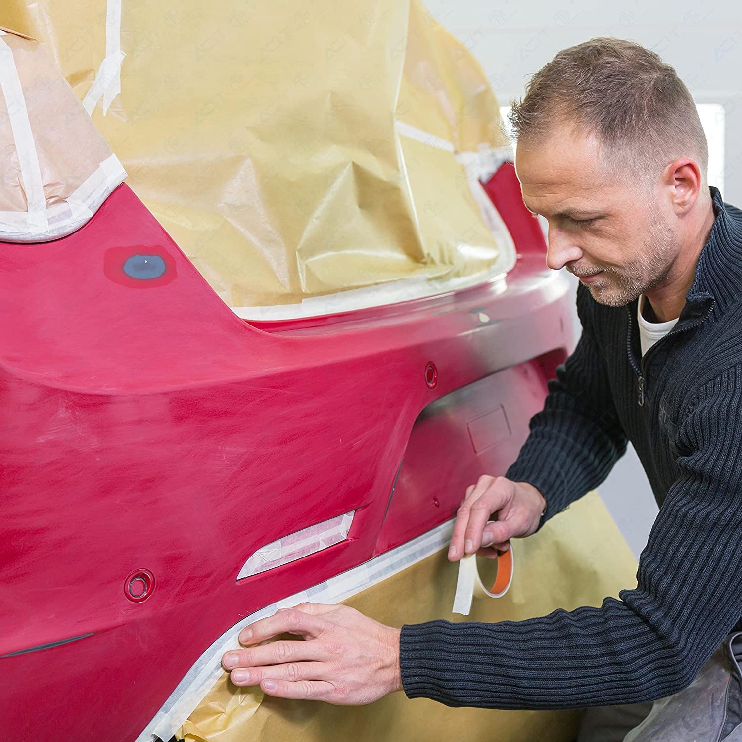 Acit Nastro di Carta per Mascheratura 50m x 19mm - immagine 8