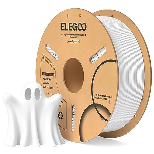 Elegoo Filamento PLA 1.75mm Bianco 1KG