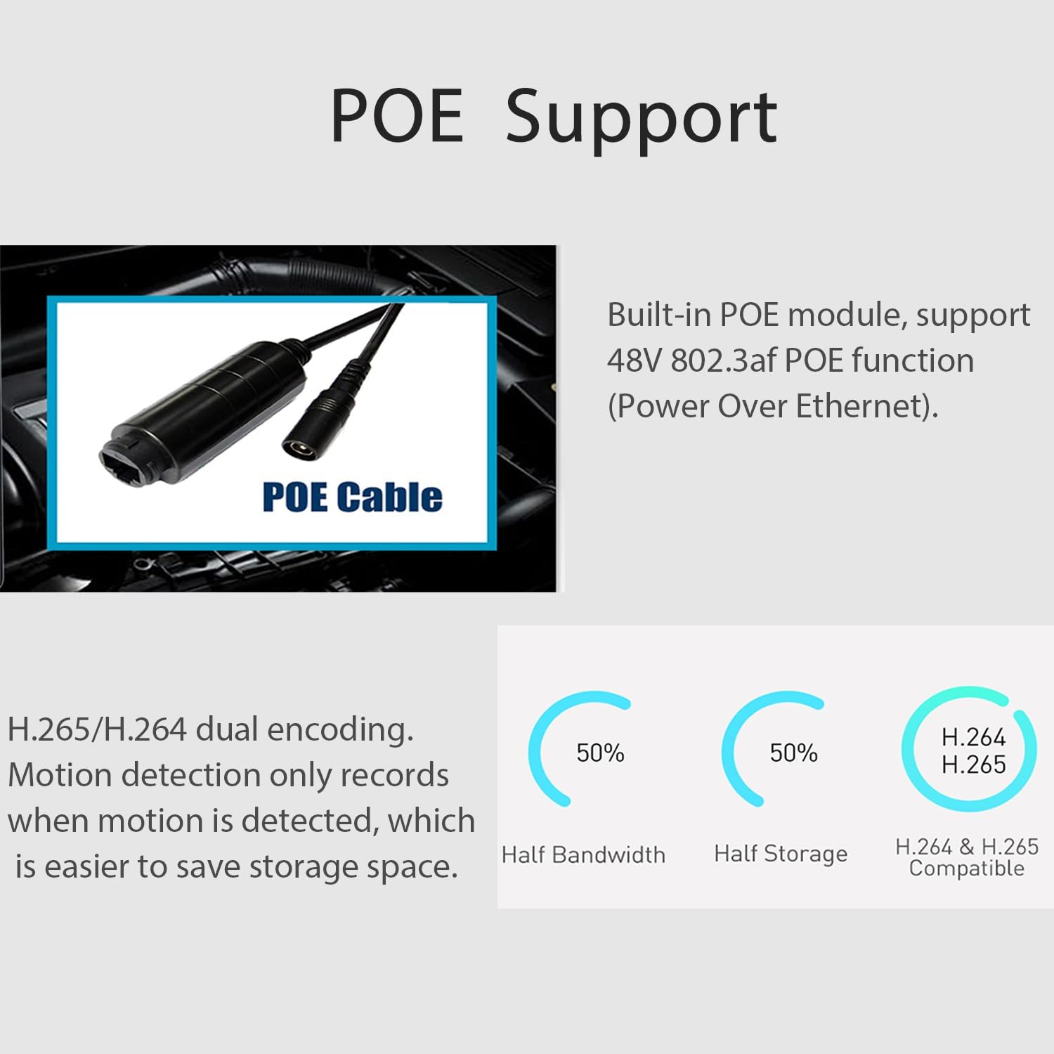 Revodata HD 5MP IP POE Telecamera Sicurezza Interna - immagine 5