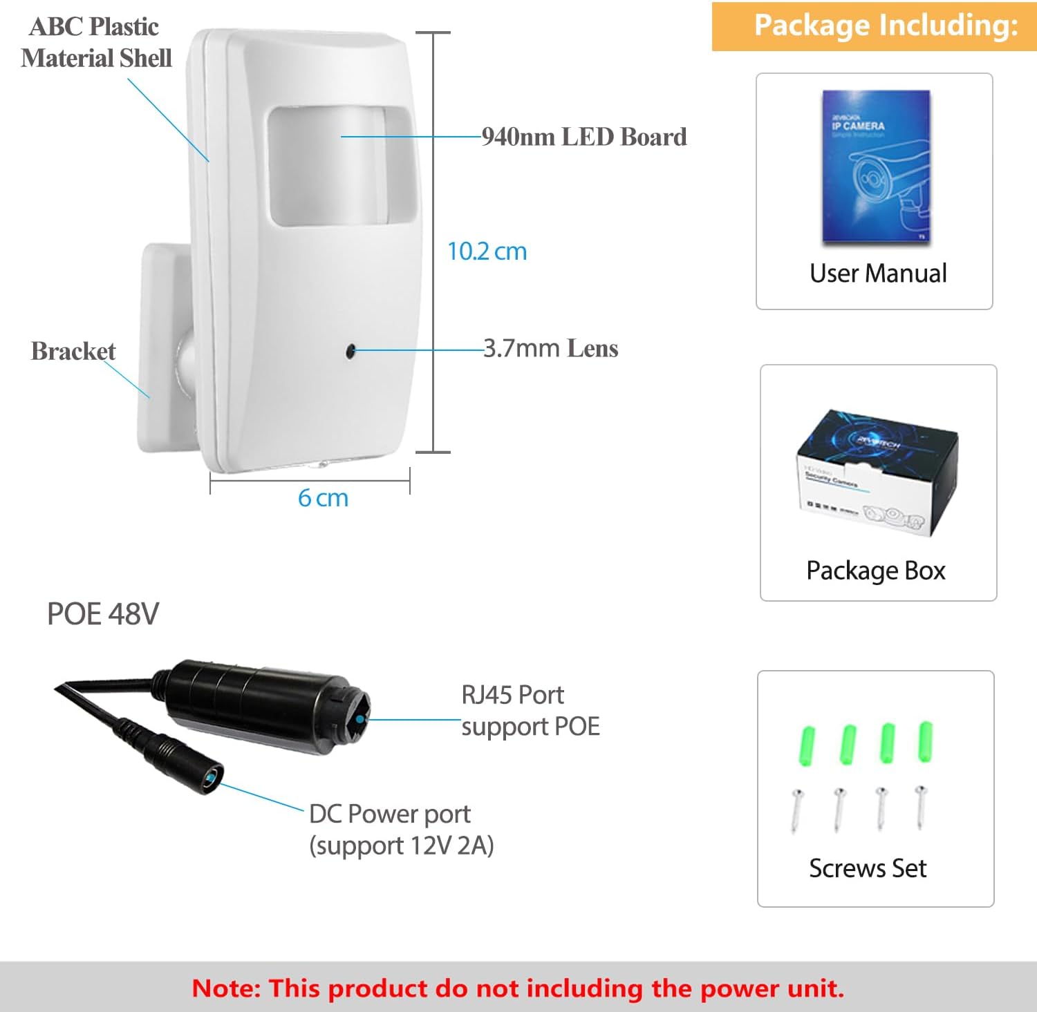 Revodata HD 5MP IP POE Telecamera Sicurezza Interna - immagine 7