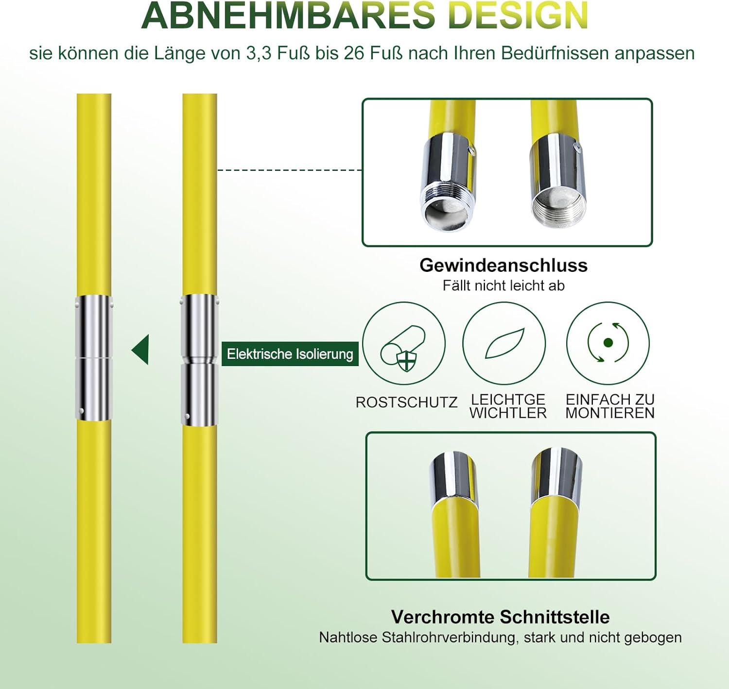 Sega Telescopica Professionale con Asta 6m, Alta Portabilità - immagine 5