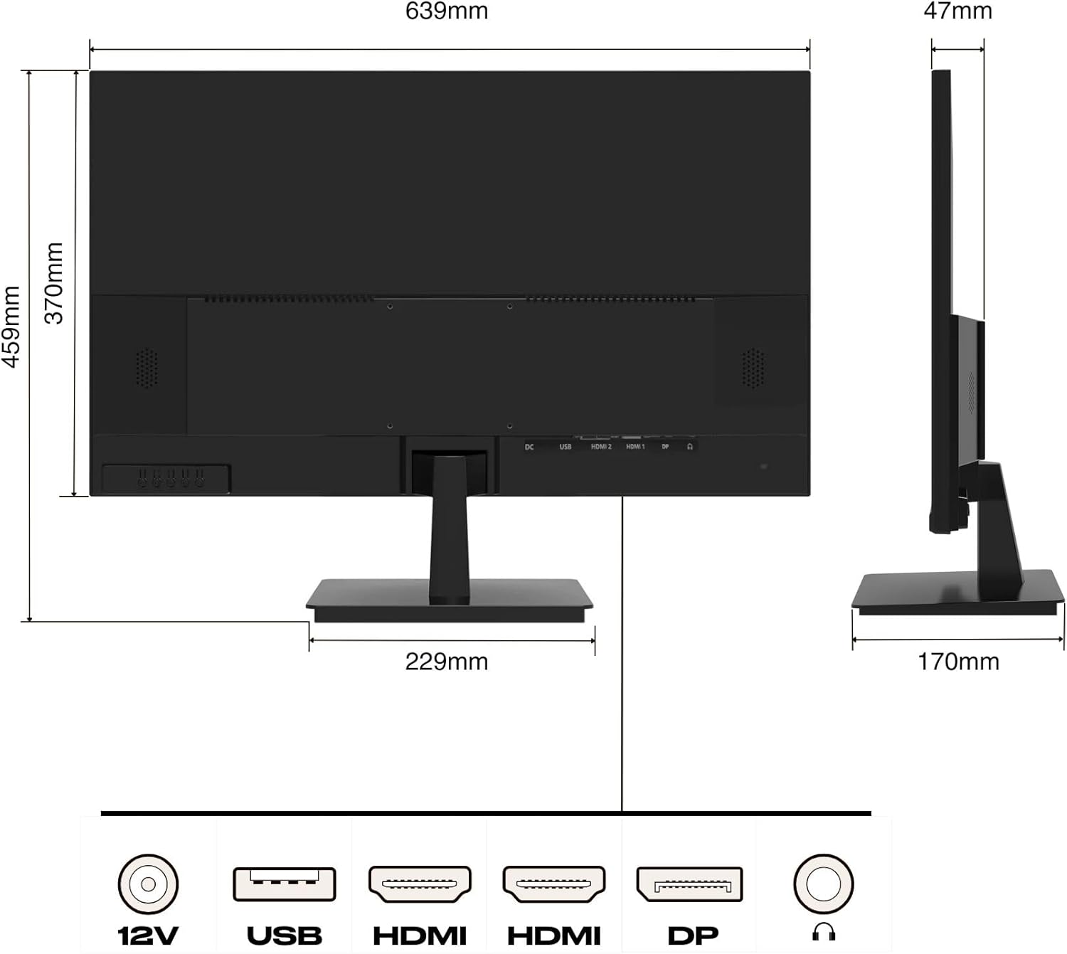 Japannext Monitor 28" IPS 4K UHD HDR - immagine 2