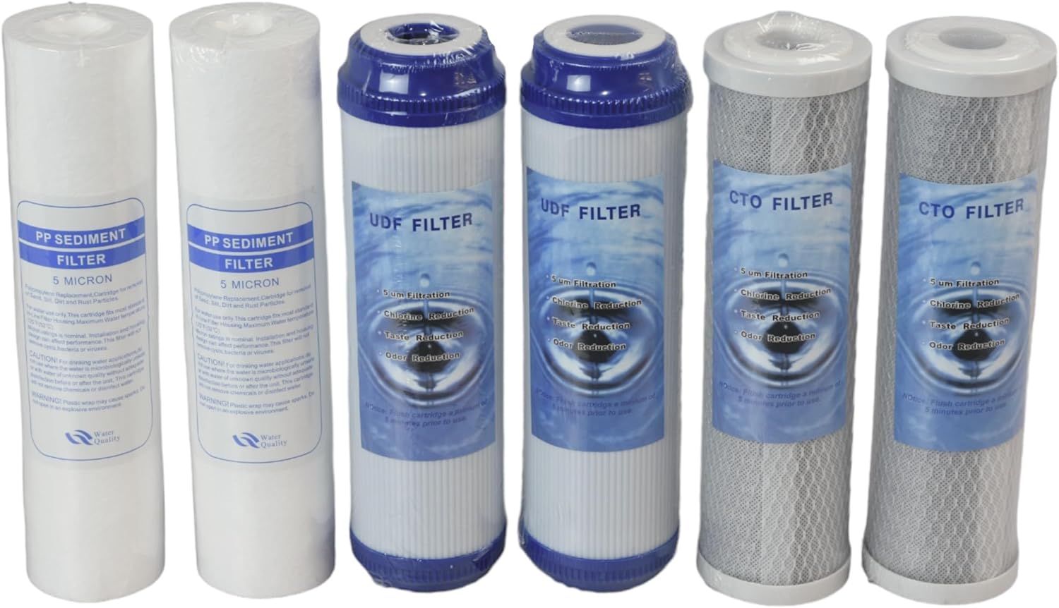 Filtro Acqua Potabile - 2 Kit 6 Cartucce 10" - immagine 1