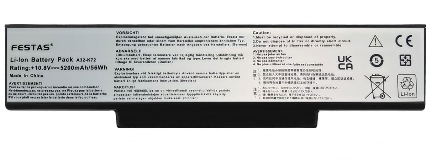 Festas Batteria 5200mAh per ASUS A32-K72