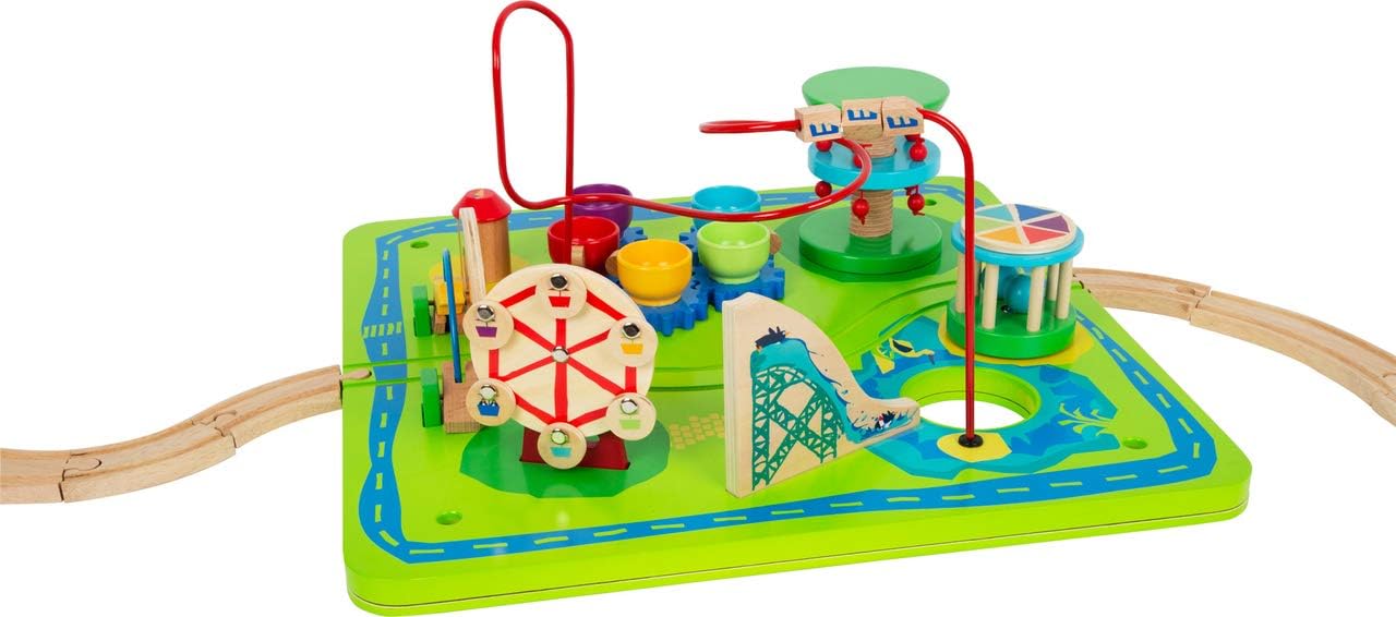 small foot 11434 - Tavolo da Gioco Parco Divertimenti 3 in 1 - immagine 4
