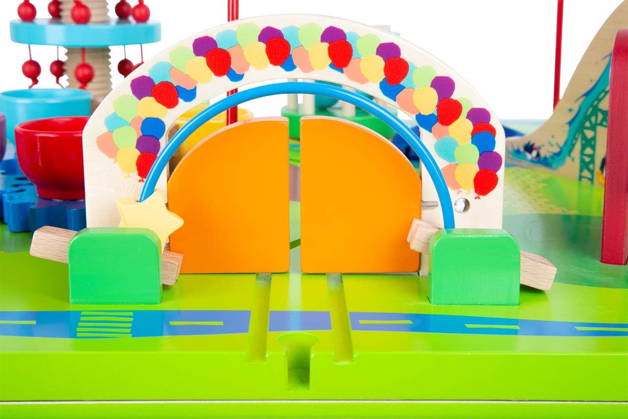 small foot 11434 - Tavolo da Gioco Parco Divertimenti 3 in 1 - immagine 7