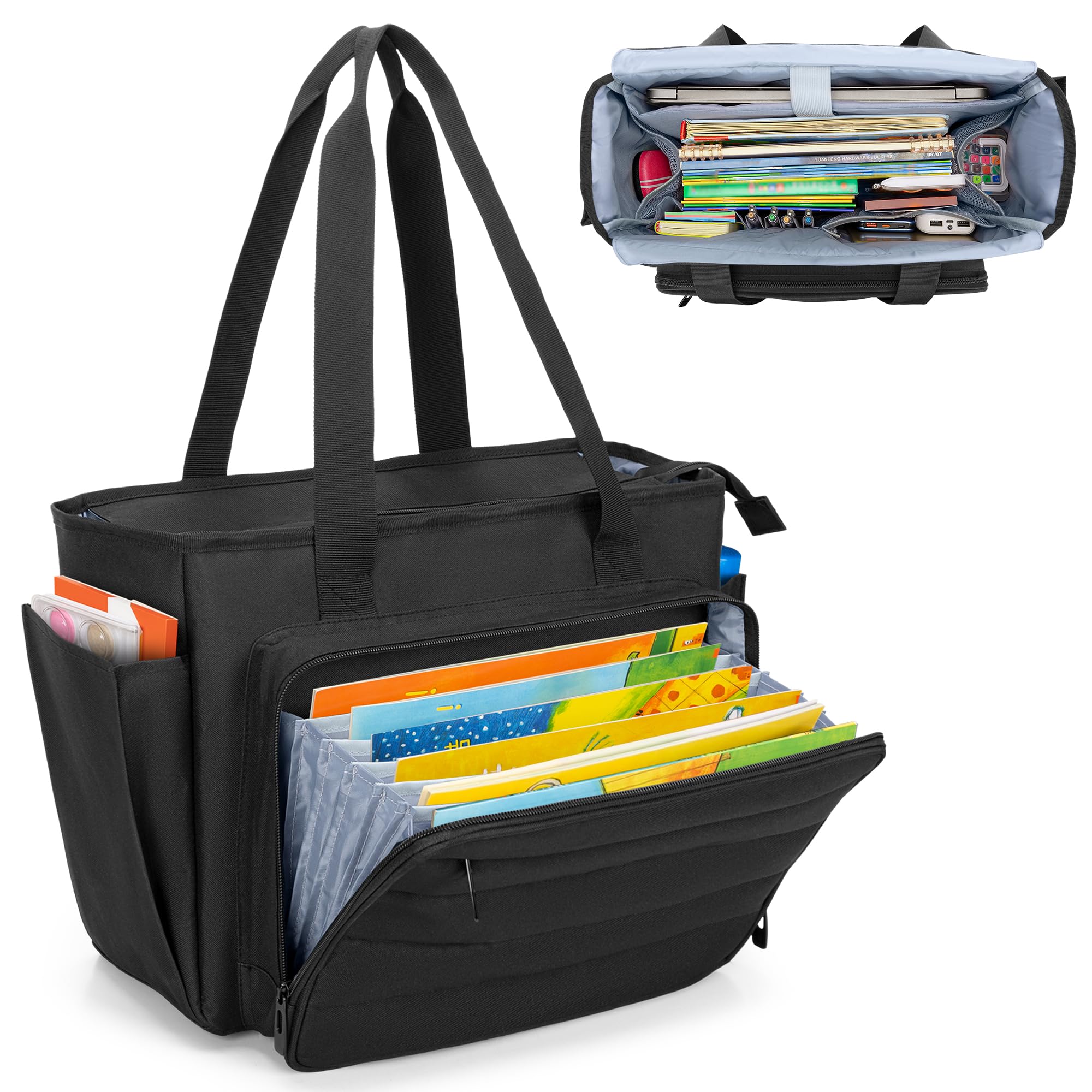 CURMIO Borsa da Lavoro per Insegnante, Nero