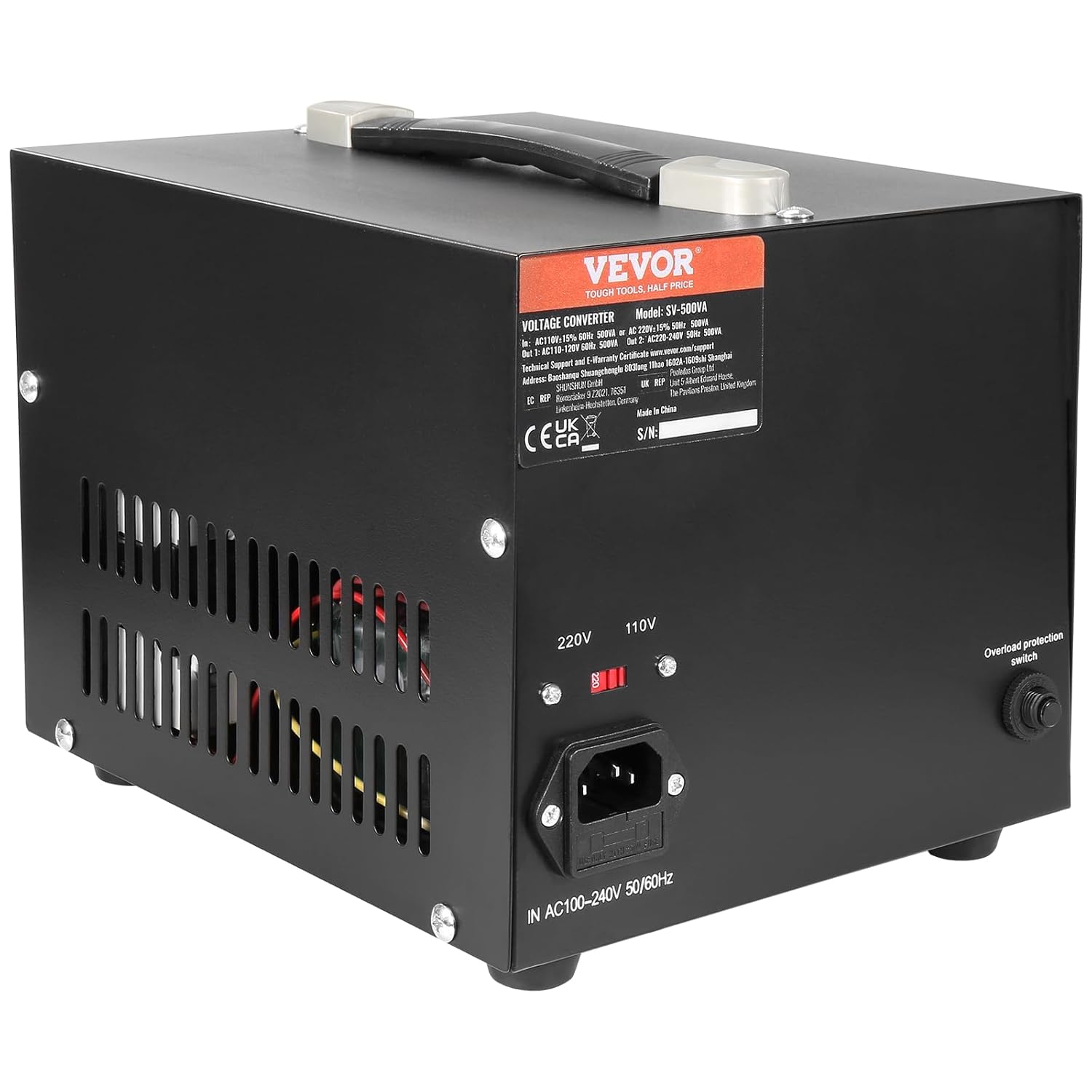 Vevor Convertitore di Tensione Step Up/Down 2000VA - immagine 11