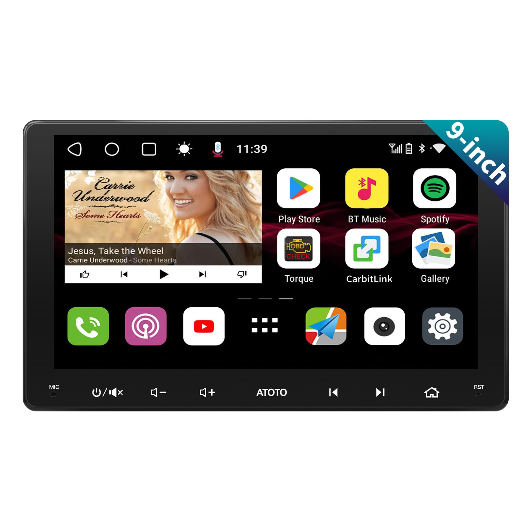 Atoto S8MS 9" QLED Android Autoradio 2 DIN