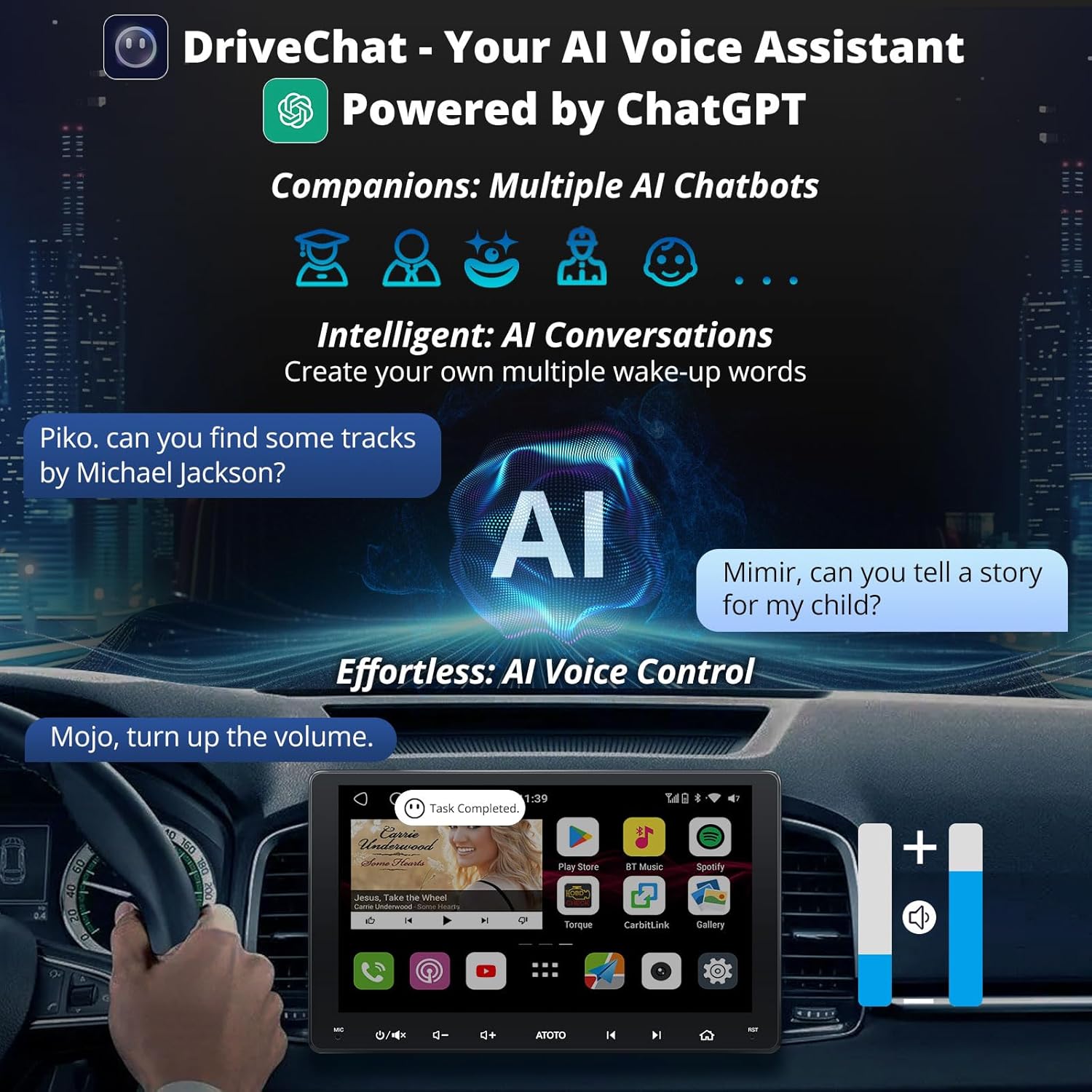 Atoto S8MS 9" QLED Android Autoradio 2 DIN - immagine 2