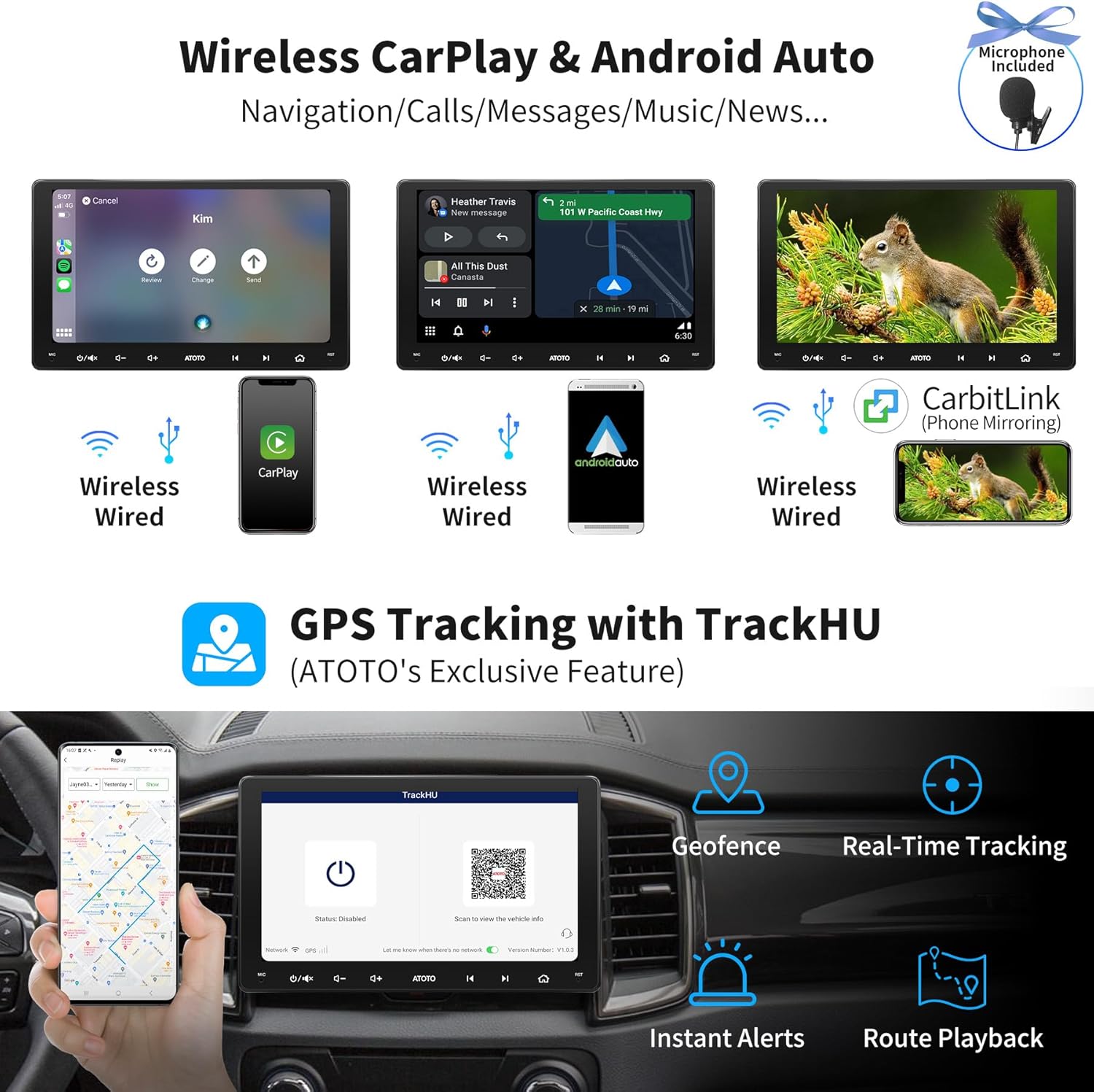 Atoto S8MS 9" QLED Android Autoradio 2 DIN - immagine 4