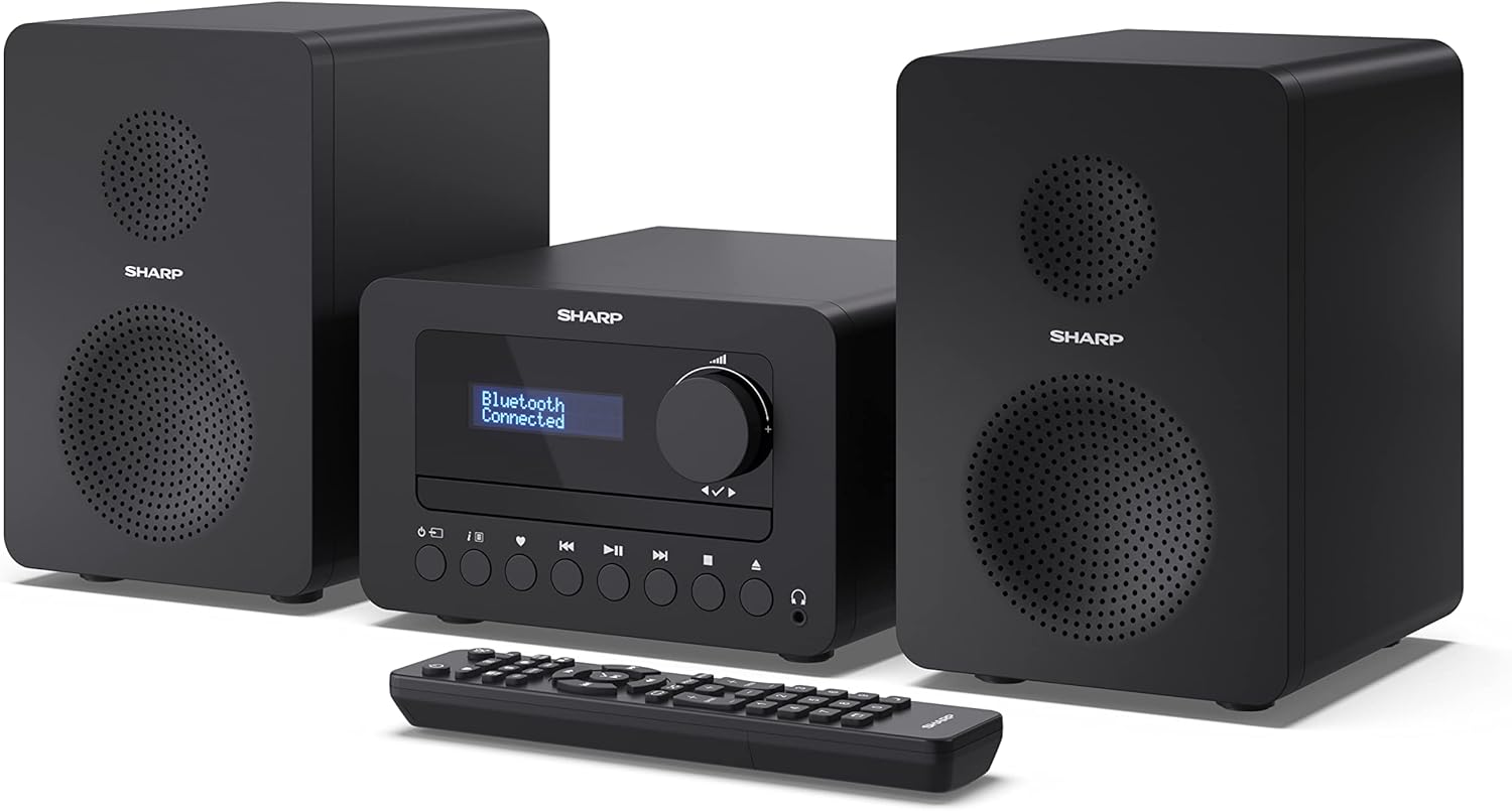 Sharp XL-B520D(BK) Hi-Fi Micro System 40W, Nero - immagine 5