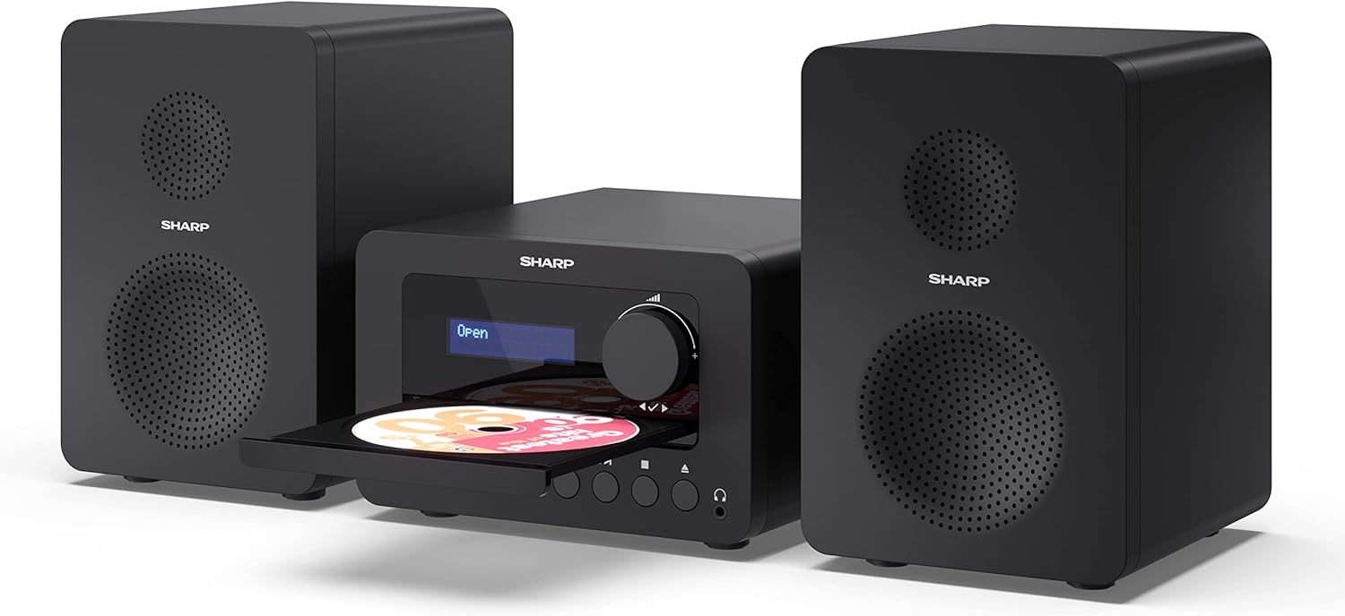 Sharp XL-B520D(BK) Hi-Fi Micro System 40W, Nero - immagine 8